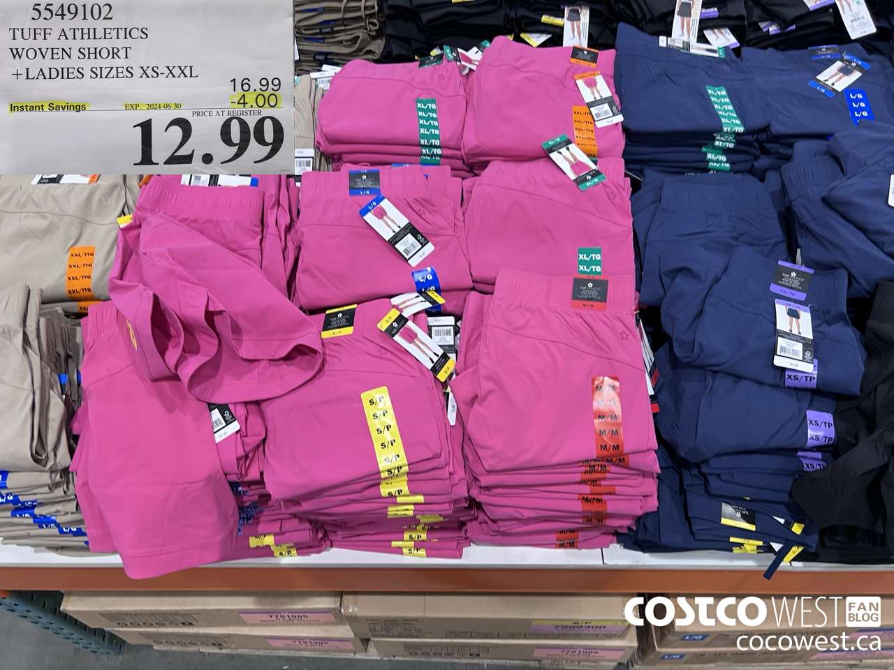 5549102 TUFF WOVEN SHORT LADIES SIZES XS-XXL ($4.00 INSTANT SAVINGS EXPIRES ON 2024-06-30) $12.99