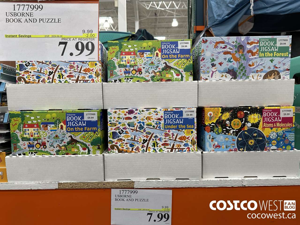 1777999 USBORNE BOOK AND PUZZLE ($2.00 INSTANT SAVINGS EXPIRES ON 2024-06-09) $7.99