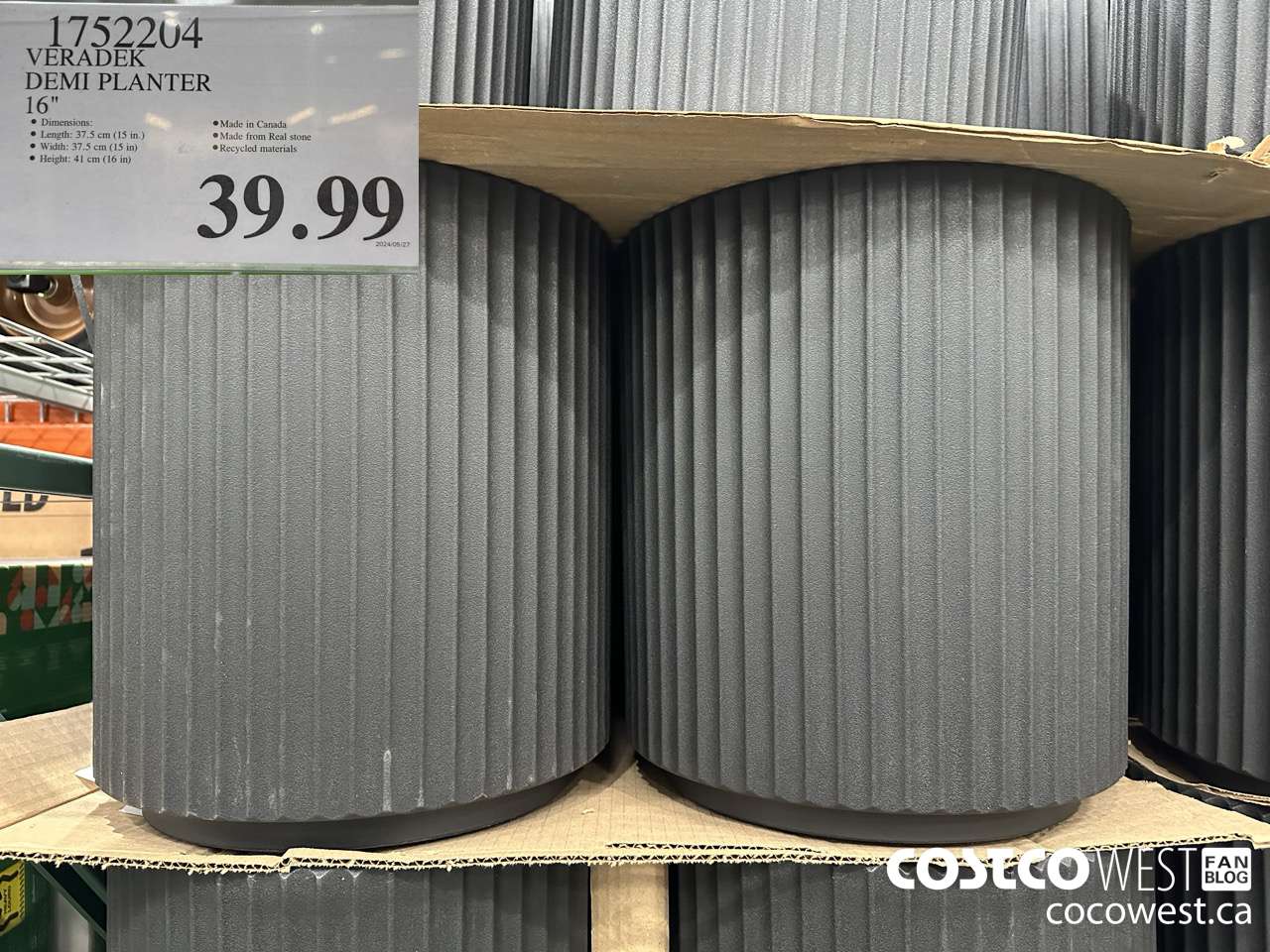 1752204 VERADEK DEMI PLANTER 16