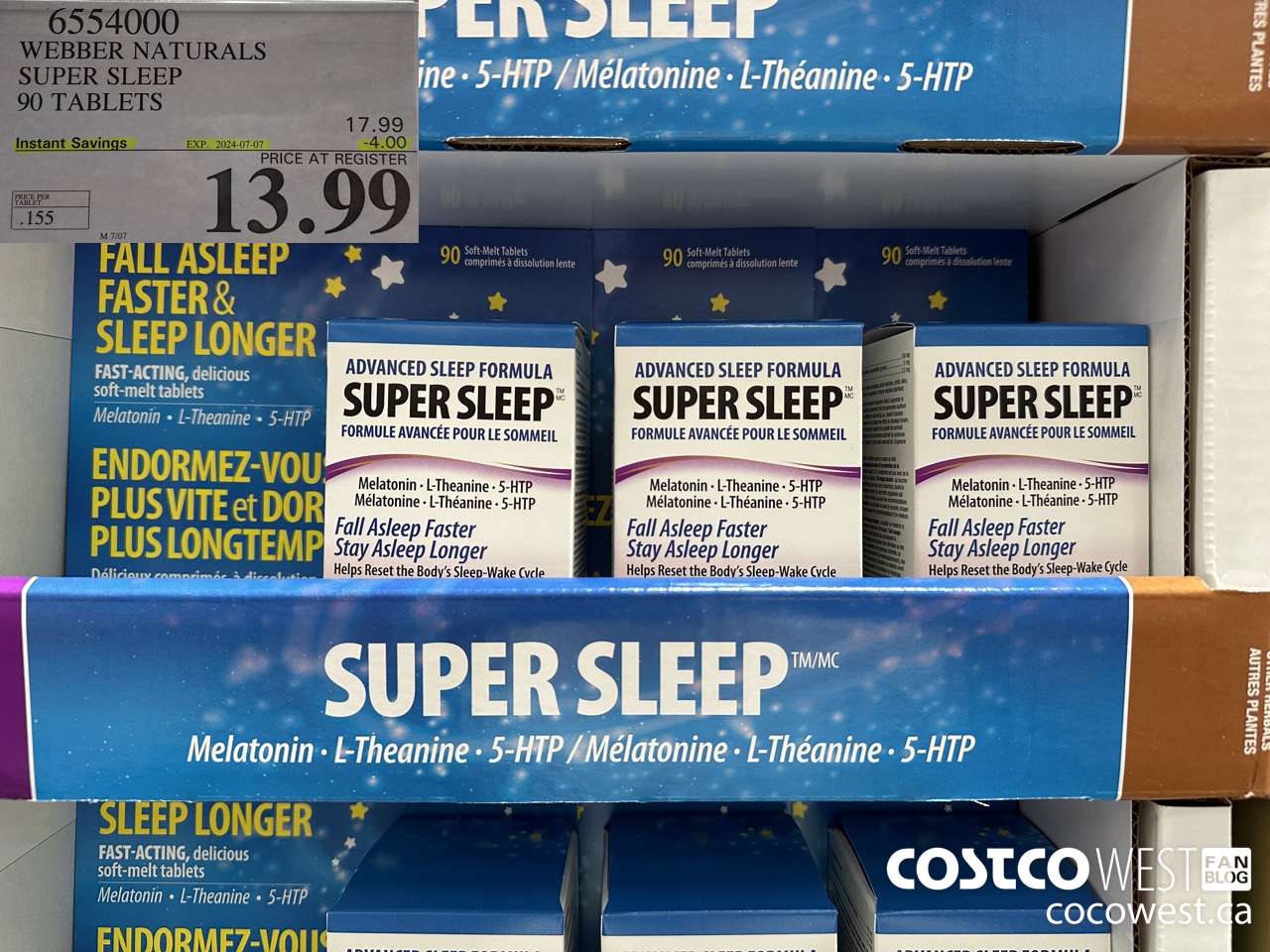 6554000 WEBBER NATURALS SUPER SLEEP 90 TABLETS ($4.00 INSTANT SAVINGS EXPIRES ON 2024-07-07) $13.99