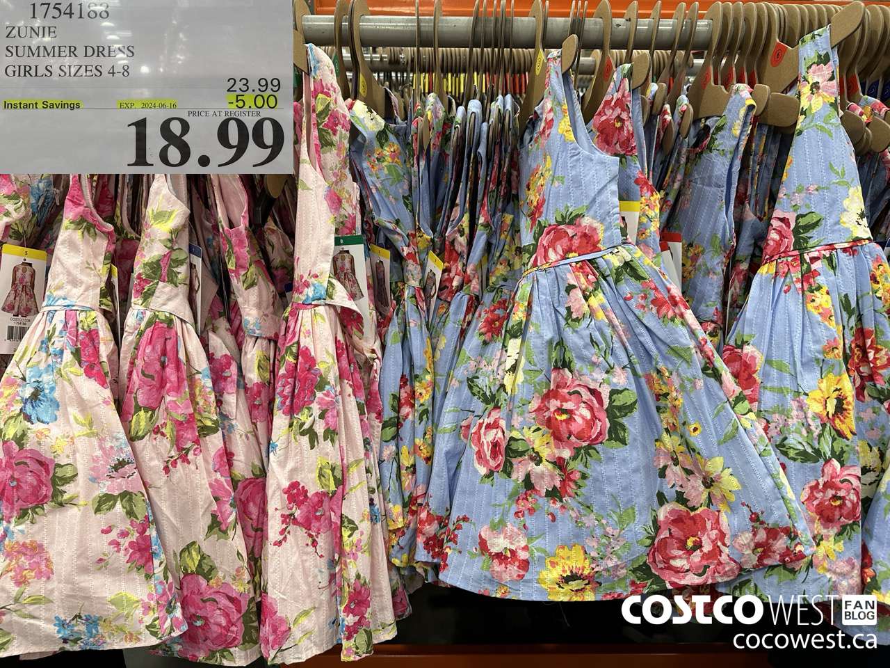 1754188 ZUNIE SUMMER DRESS GIRLS SIZES 4-8 ($5.00 INSTANT SAVINGS EXPIRES ON 2024-06-16) $18.99