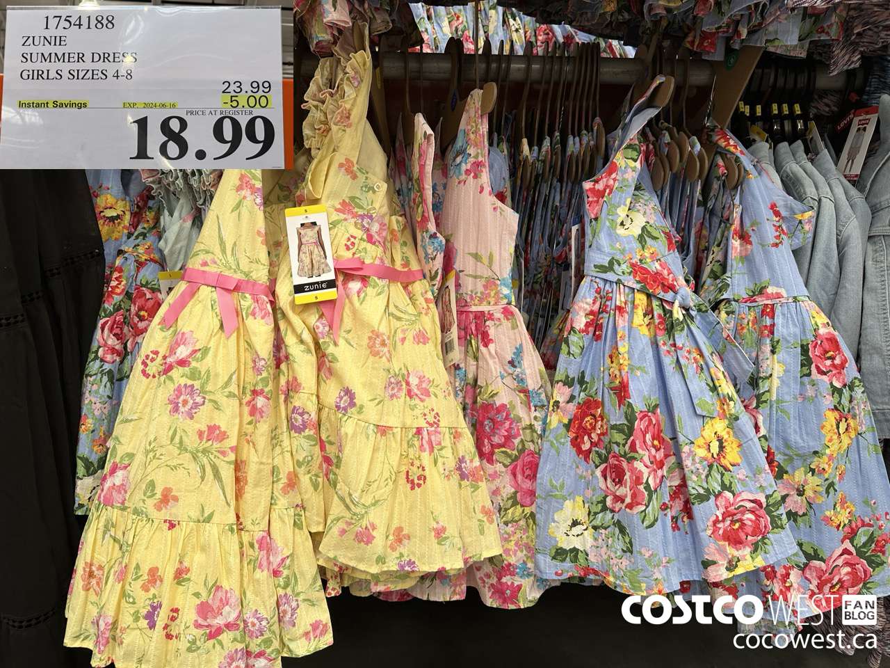 1754188 ZUNIE SUMMER DRESS GIRLS SIZES 4-8 ($5.00 INSTANT SAVINGS EXPIRES ON 2024-06-16) $18.99