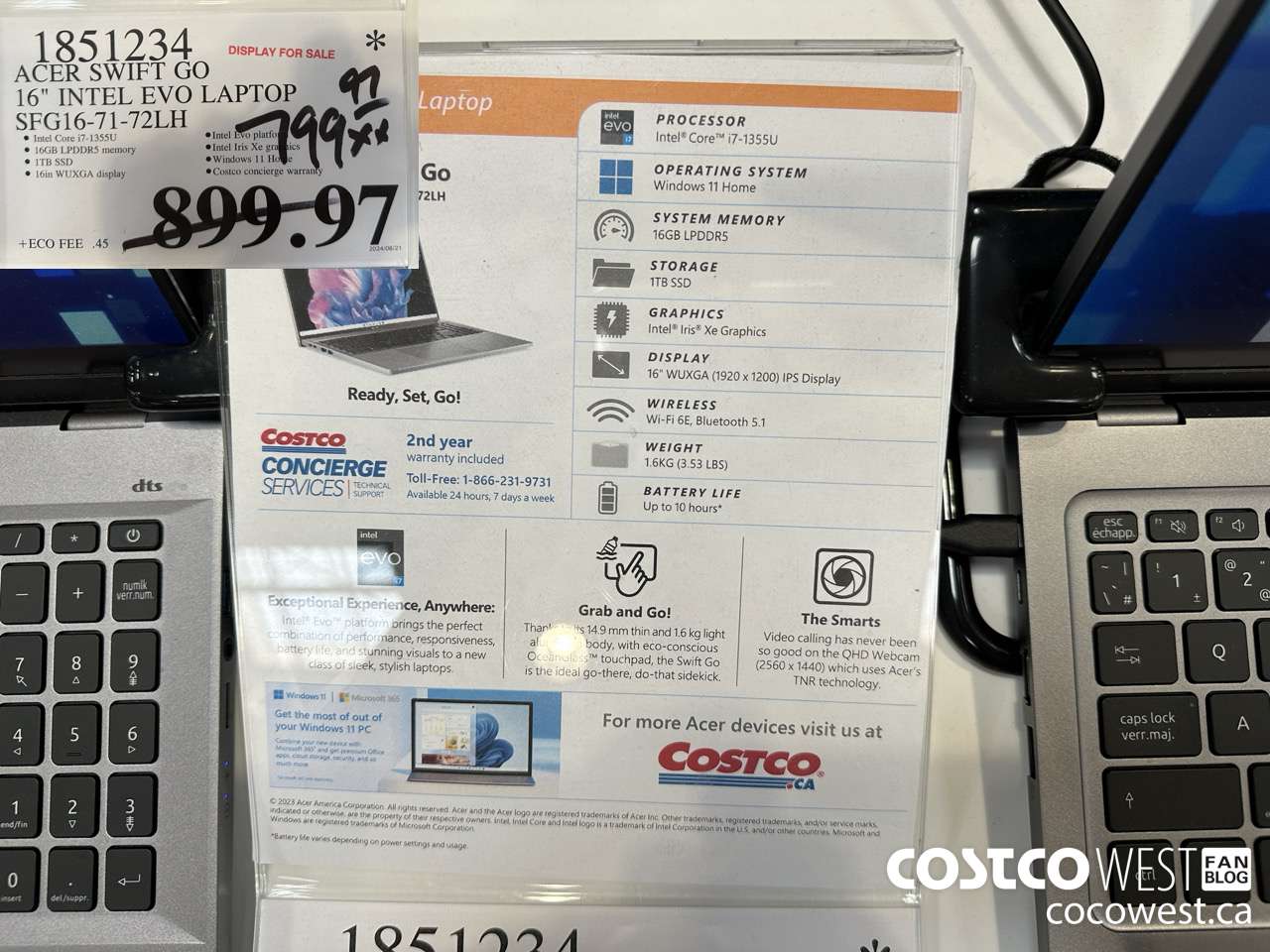 1851234 ACER SWIFT GO 16