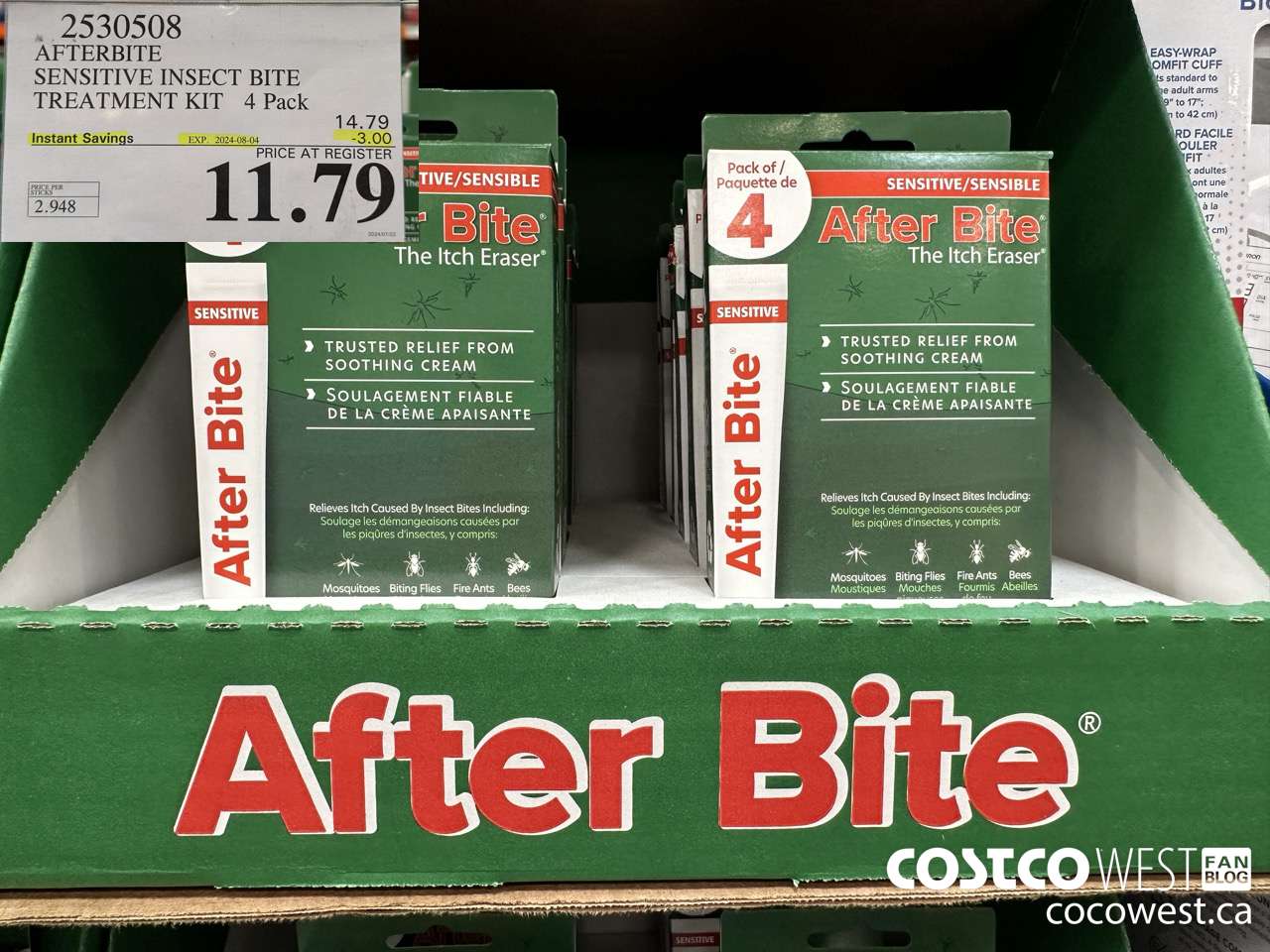 2530508 AFTERBITE SENSITIVE INSECT BITE TREATMENT KIT 4 PACK ($3.00 INSTANT SAVINGS EXPIRES ON 2024-08-04) $11.79