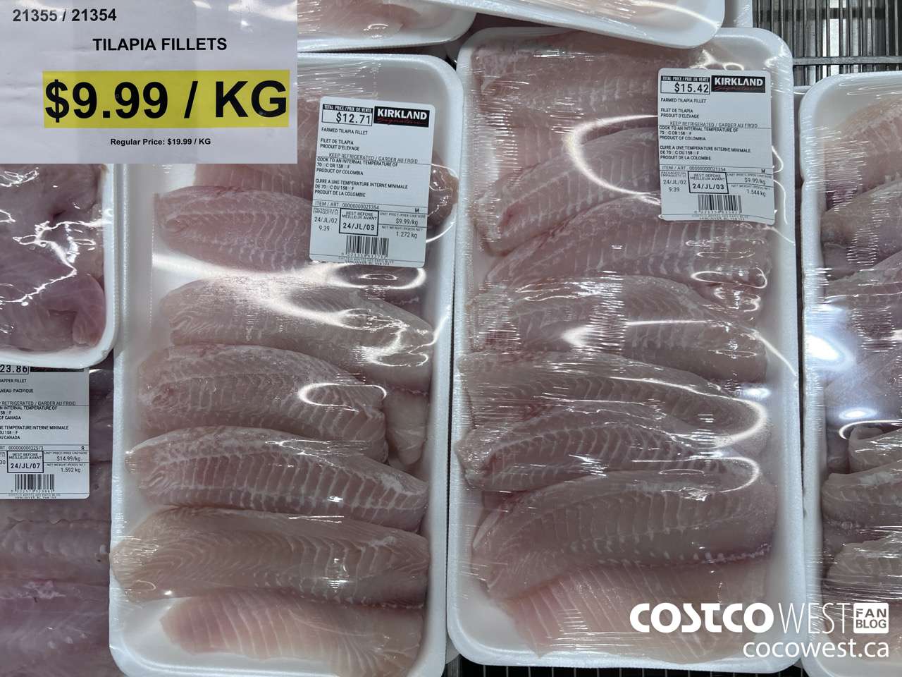 21355 (AND 21354) TILAPIA FILLETS $9.99