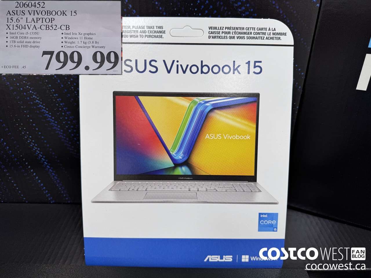 2060452 ASUS VIVOBOOK 15 15.6