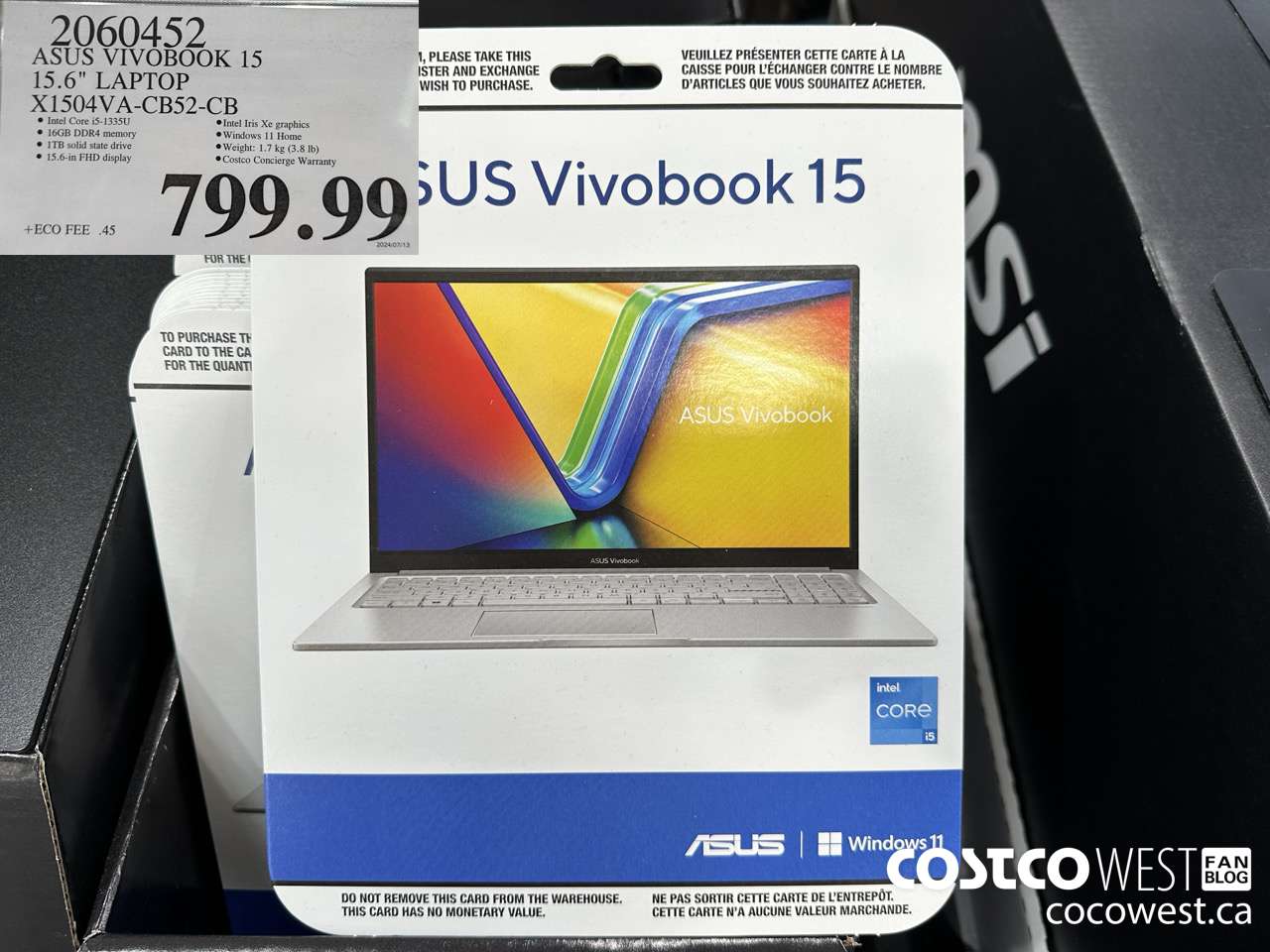 2060452 ASUS VIVOBOOK 15 15.6