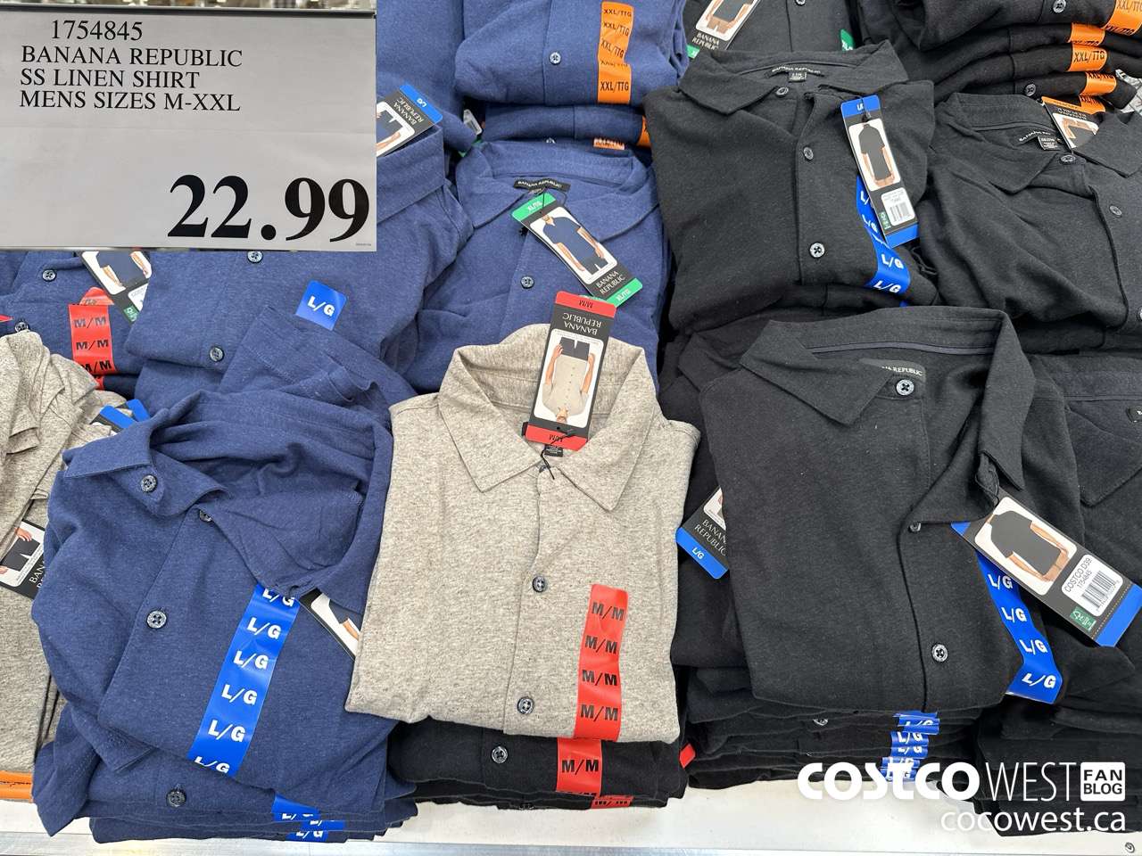 1754845 BANANA REPUBLIC SS LINEN SHIRT MENS SIZES M-XXL $22.99