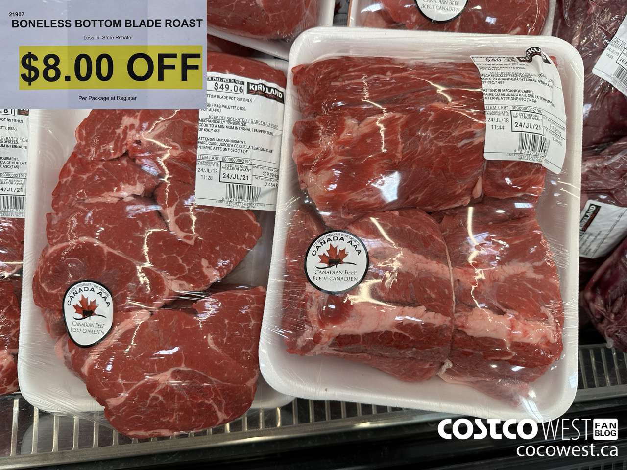 21907 BONELESS BOTTOM BLADE ROAST ($8.00 INSTANT SAVINGS)