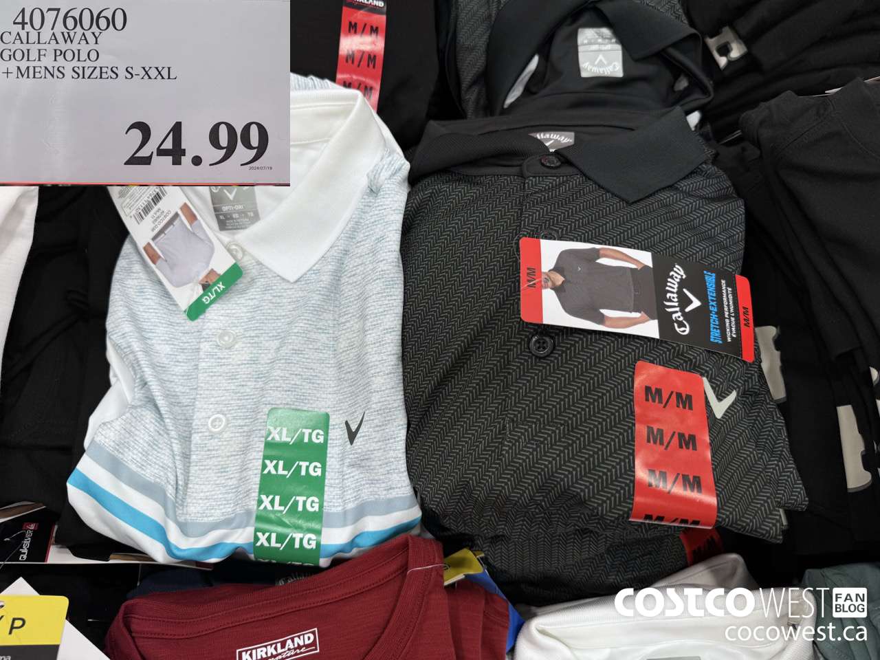 4076060 CALLAWAY GOLF POLO MENS SIZES S-XXL $24.99