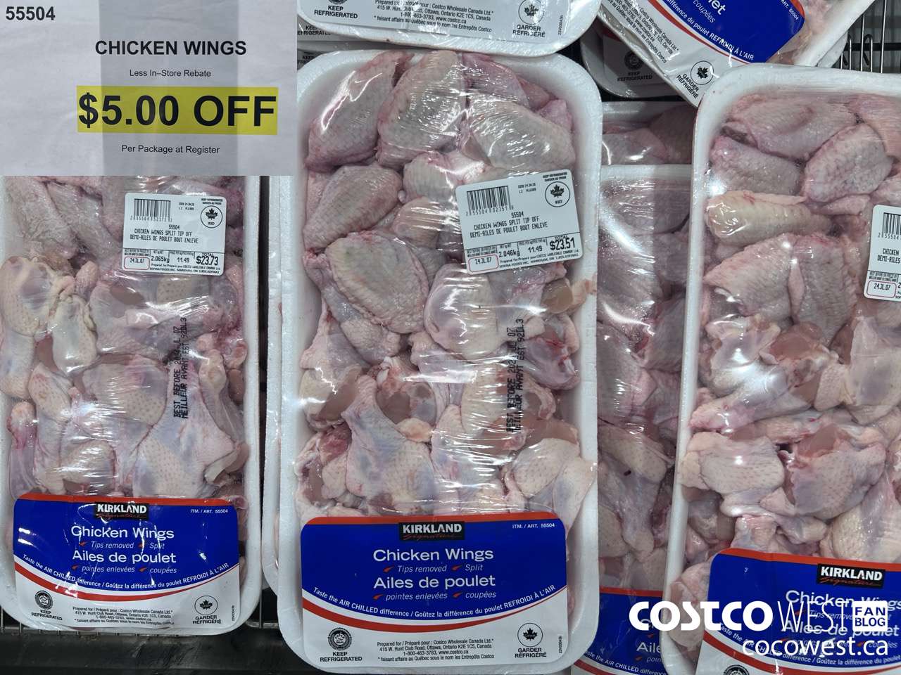 55504 CHICKEN WINGS ($5.00 INSTANT SAVINGS)