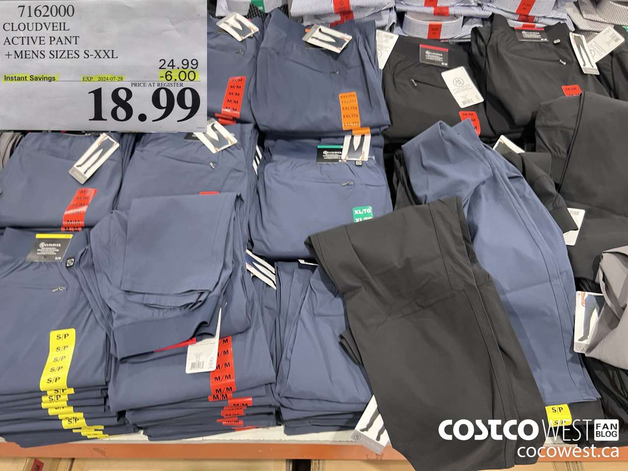7162000 CLOUDVEIL WALKING PANT MENS SIZES S-XXL ($6.00 INSTANT SAVINGS EXPIRES ON 2024-07-28) $18.99
