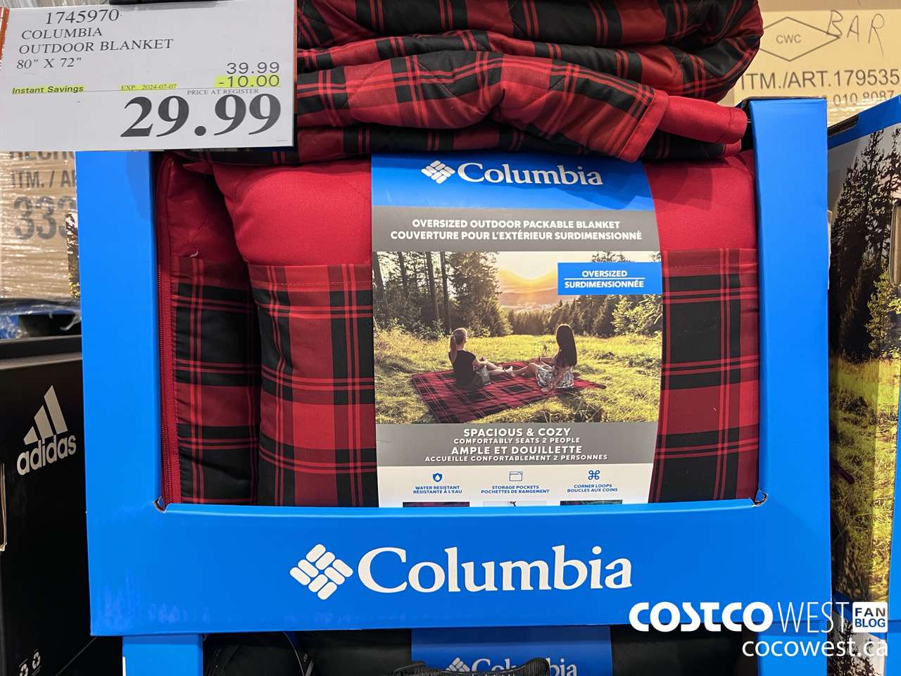 1745970 COLUMBIA OUTDOOR BLANKET 80