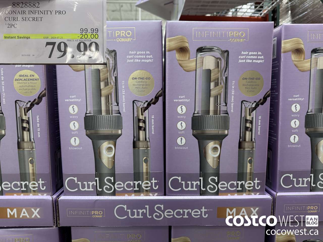 8828882 CONAIR INFINITY PRO CURL SECRET 2 PC ($20.00 INSTANT SAVINGS EXPIRES ON 2024-07-21) $79.99