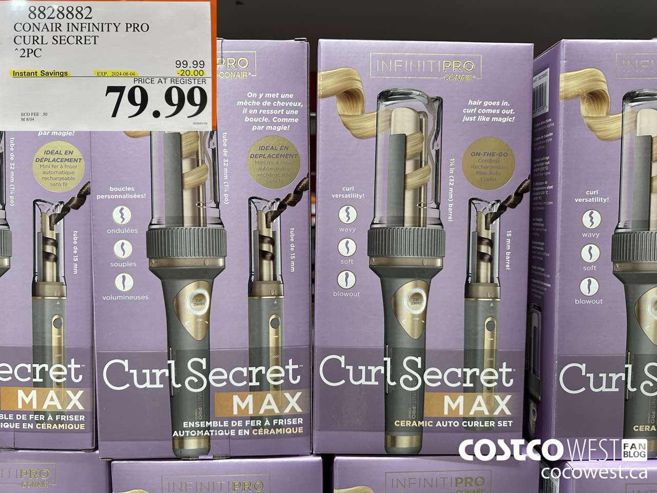 8828882 CONAIR INFINITY PRO CURL SECRET 2 PC ($20.00 INSTANT SAVINGS EXPIRES ON 2024-08-04) $79.99