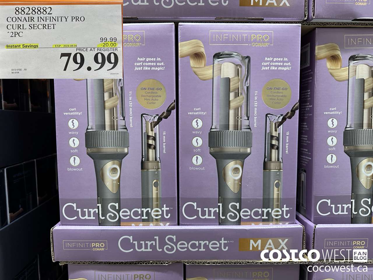 8828882 CONAIR INFINITY PRO CURL SECRET 2 PC ($20.00 INSTANT SAVINGS EXPIRES ON 2024-08-04) $79.99