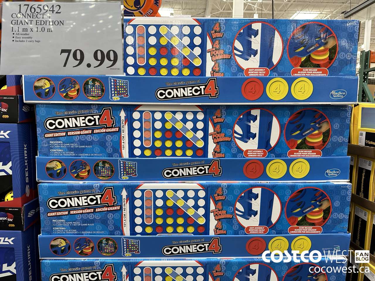 1765942 CONNECT 4 GIANT EDITION 1.1M X 1.0M $79.99