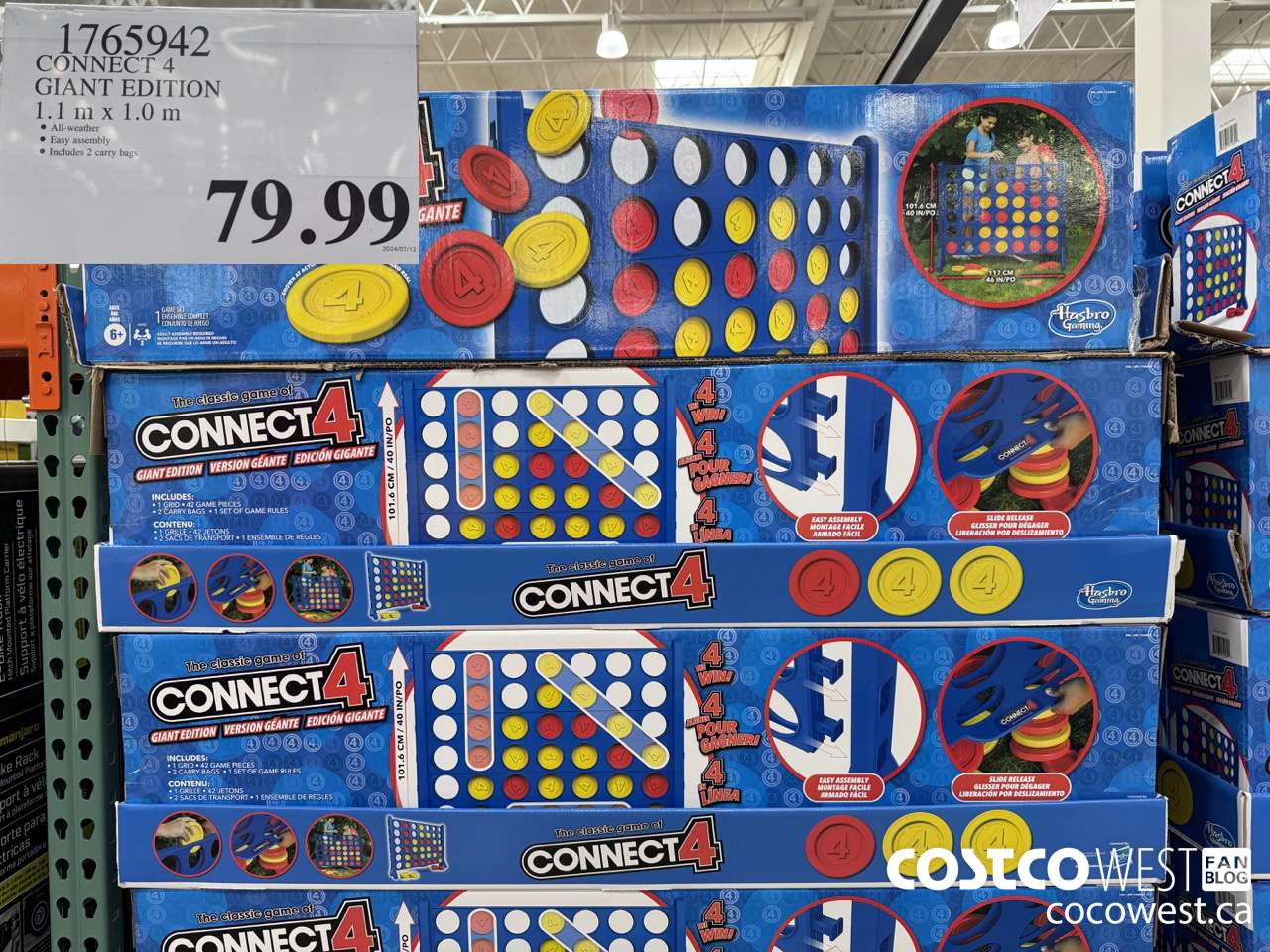 1765942 CONNECT 4 GIANT EDITION 1.1M X 1.0M $79.99