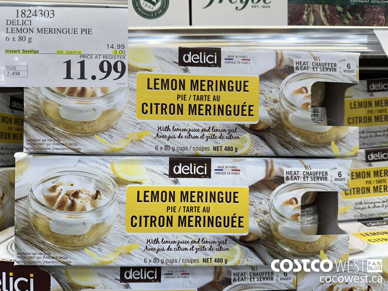 1824303 DELICI LEMON MERINGUE PIE 6 X 80G ($3.00 INSTANT SAVINGS EXPIRES ON 2024-07-28) $11.99
