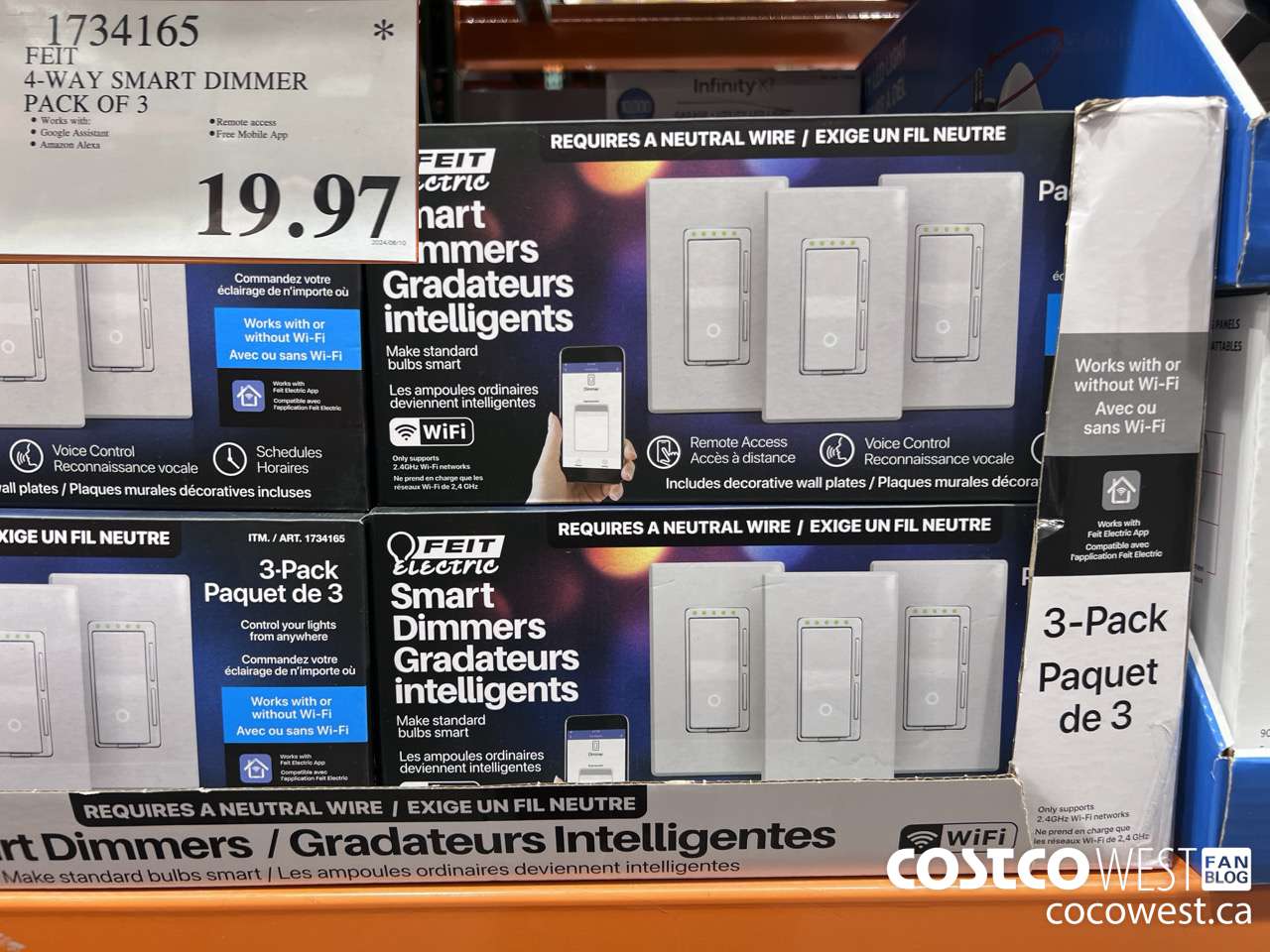 1734165 FEIT SMART DIMMER 3PK $19.97