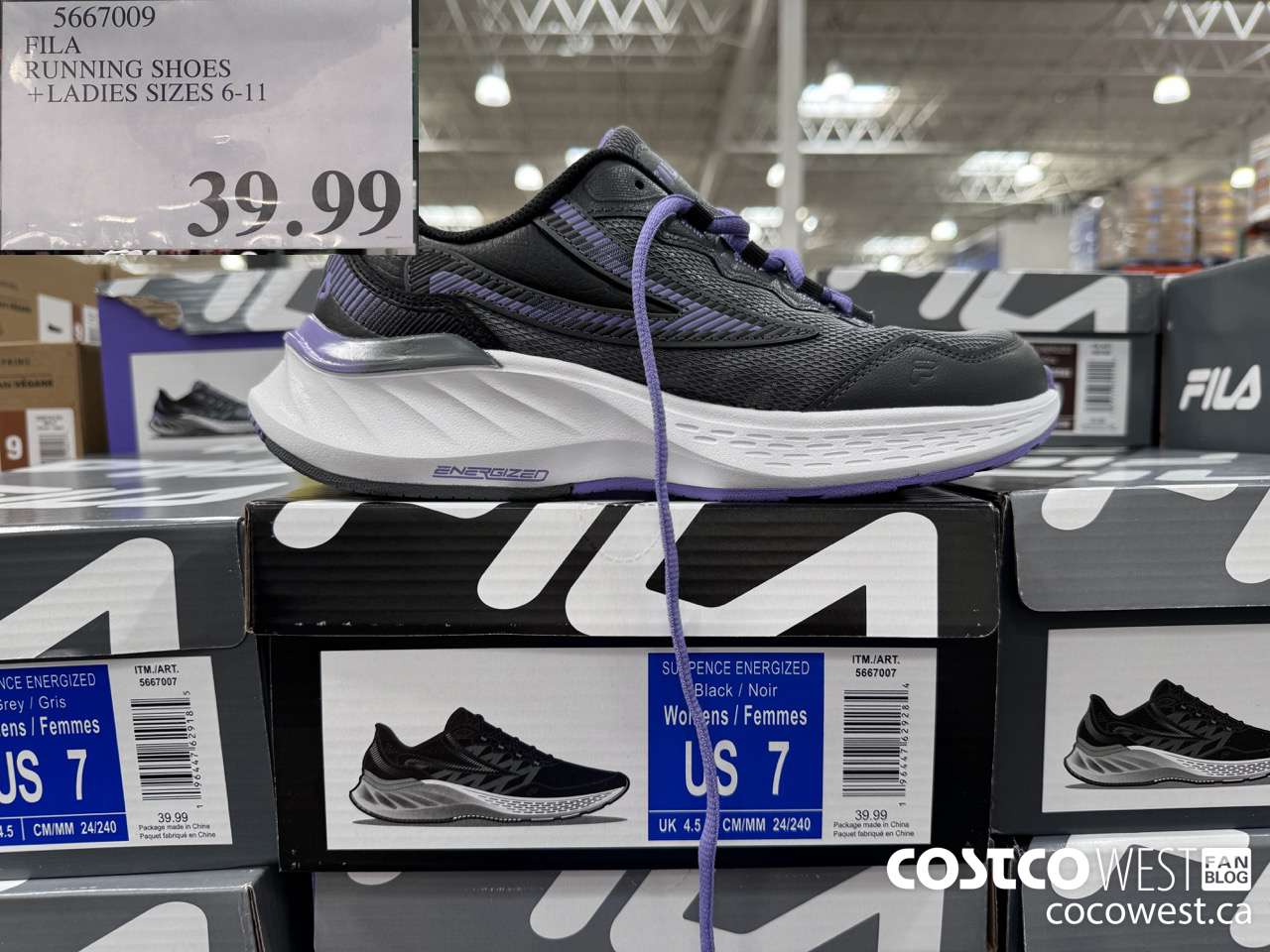 5667009 FILA RUNNING SHOES LADIES SIZES 6-11 $39.99