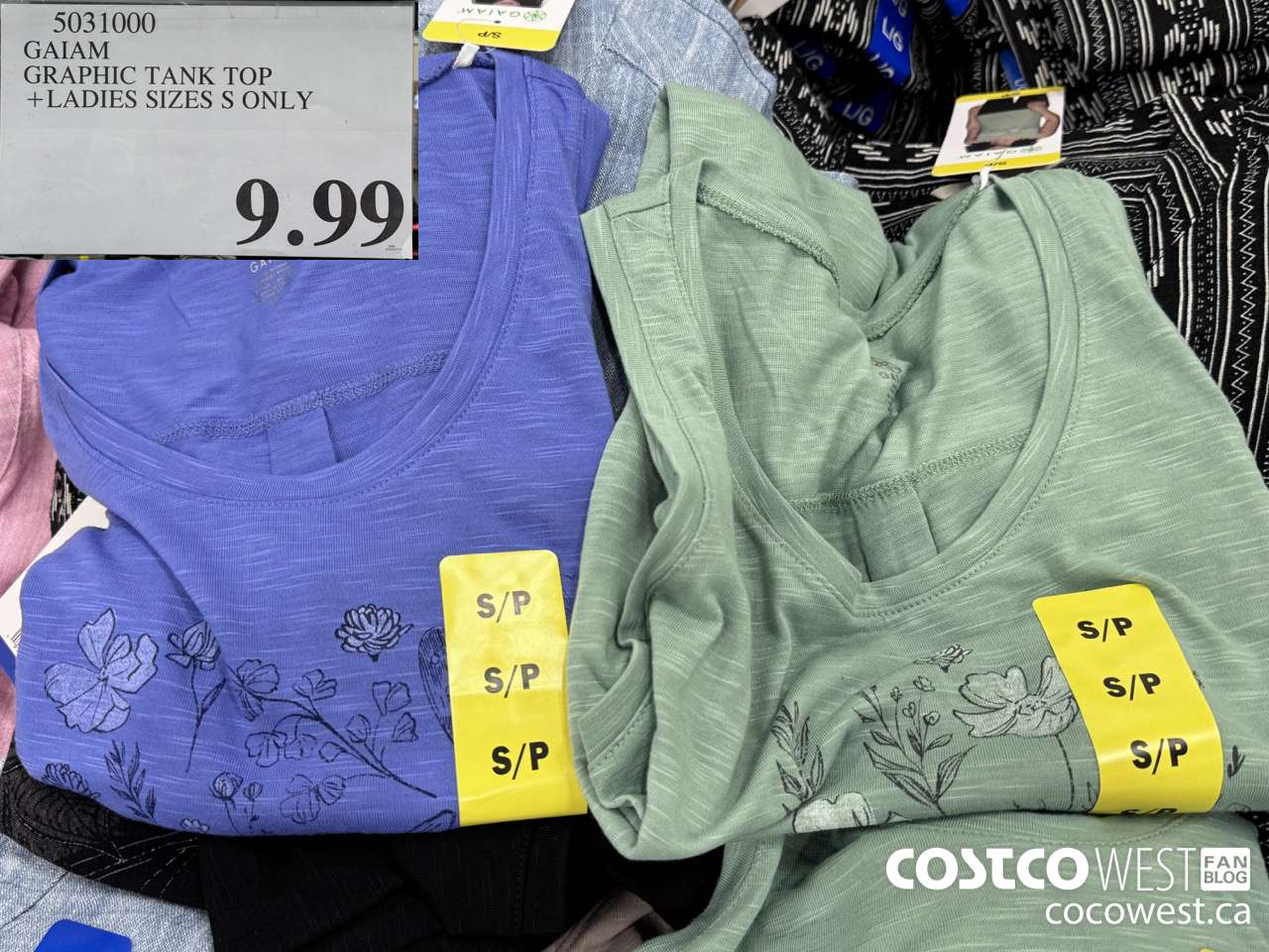 5031000 GAIAM GRAPHIC TANK TOP LADIES SIZES S ONLY $9.99