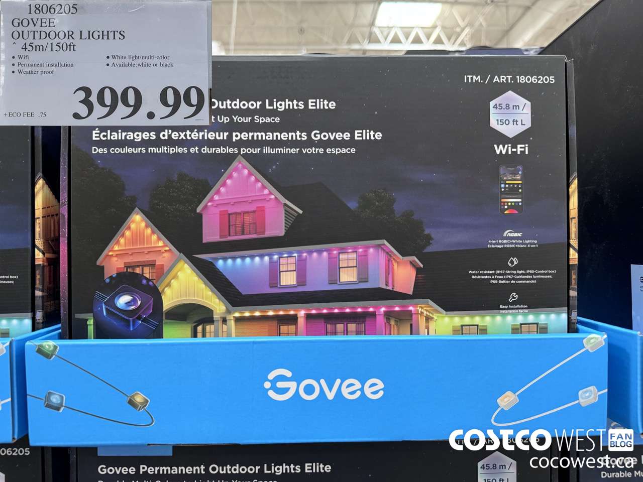 1806205 GOVEE OUTDOOR LIGHTS 45M/150FT $399.99