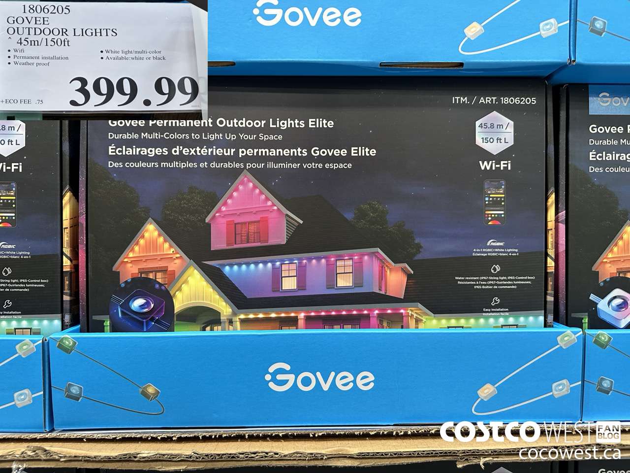 1806205 GOVEE OUTDOOR LIGHTS 45M/150FT $399.99