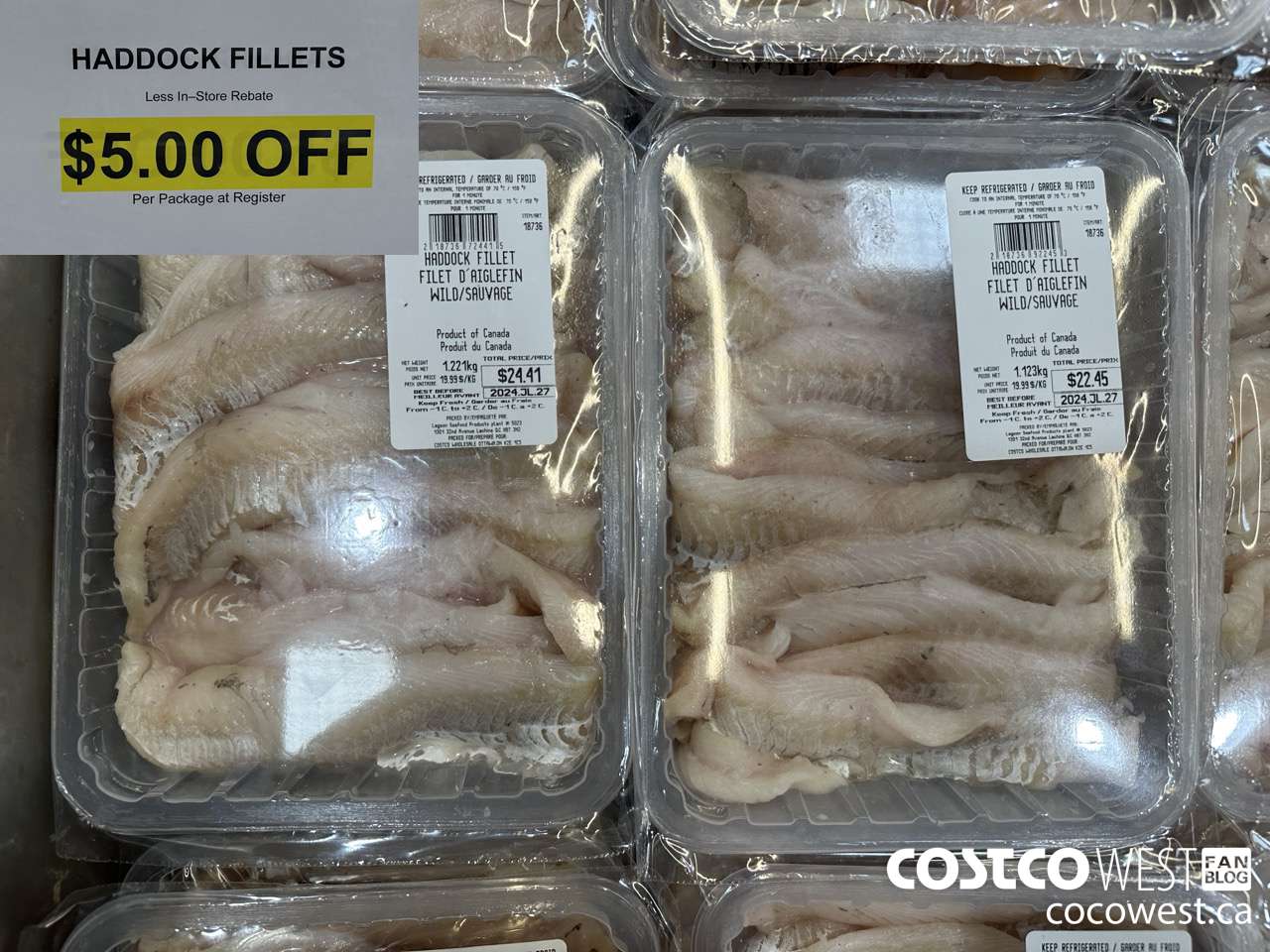 18736 HADDOCK FILLETS ($5.00 INSTANT SAVINGS)