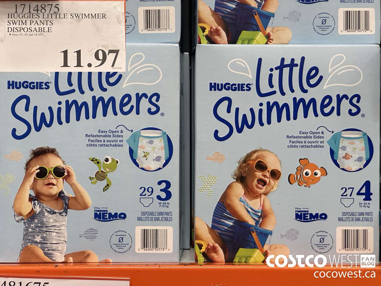 1714875 HUGGIES LITTLE SWIMMER SWIM PANTS DISPOSABLE $11.97