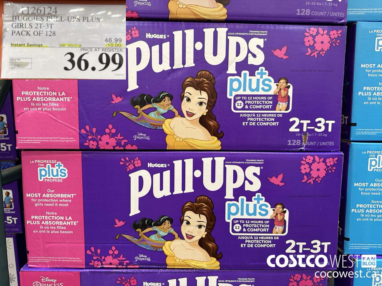 1126124 HUGGIES PULL-UPS PLUS GIRLS 2T-3T PACK OF 128 ($10.00 INSTANT SAVINGS EXPIRES ON 2024-07-28) $36.99