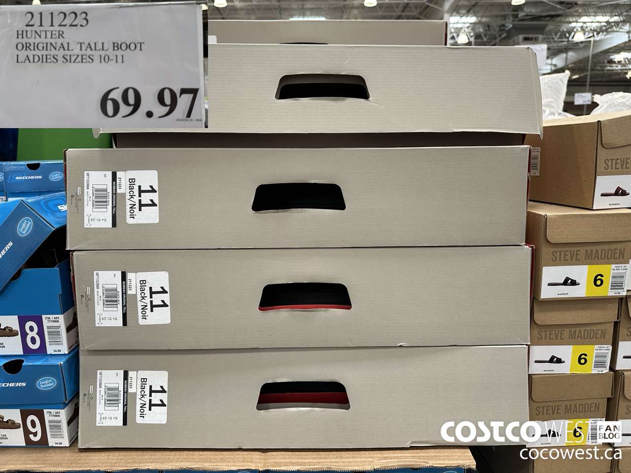 211223 HUNTER ORIGINAL TALL BOOT LADIES SIZES 10-11 $69.97