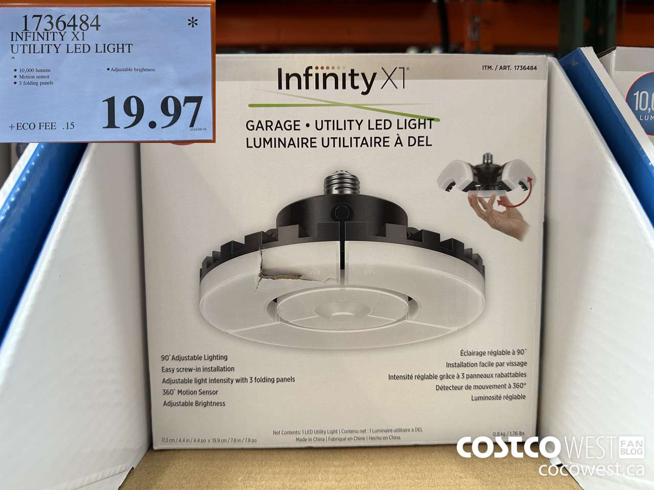 1736484 INFINITY X1 UTILITY LED LIGHT $19.97