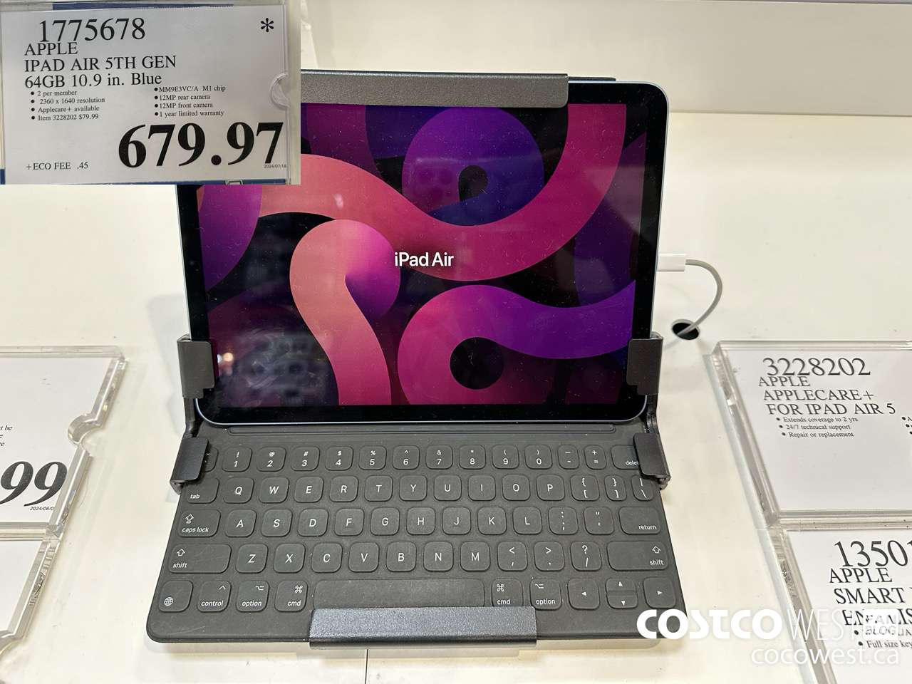 1775678 IPAD AIR 5TH GEN 64GB 10.9 IN. BLUE $679.97