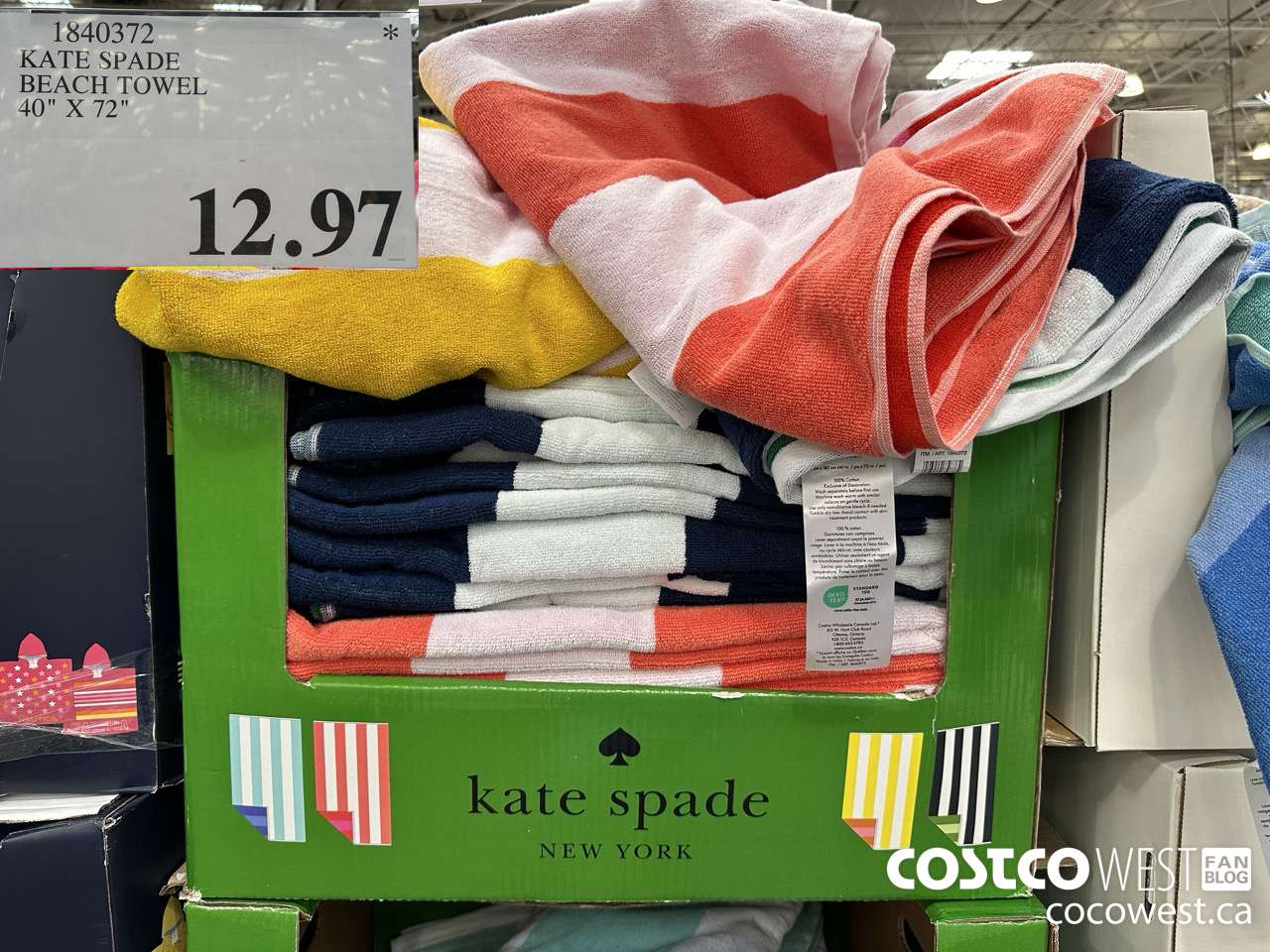 1840372 KATE SPADE BEACH TOWEL 40