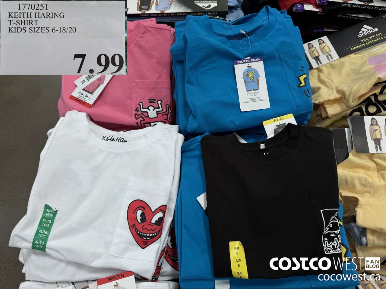 1770251 KEITH HARING T-SHIRT KIDS SIZES 6-18/20 $7.99