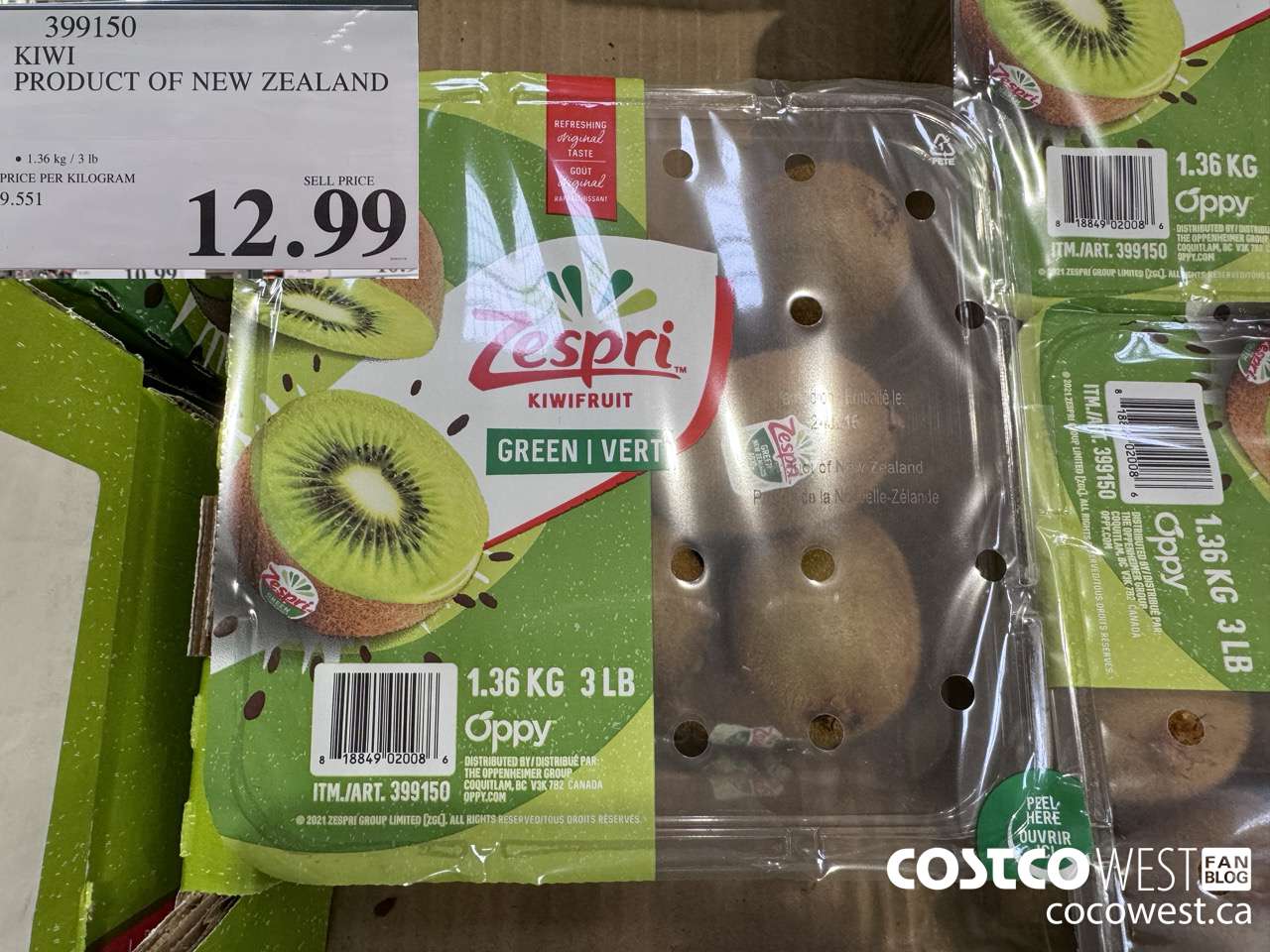 399150 KIWI PRODUCT OF NEW ZEALAND $12.99