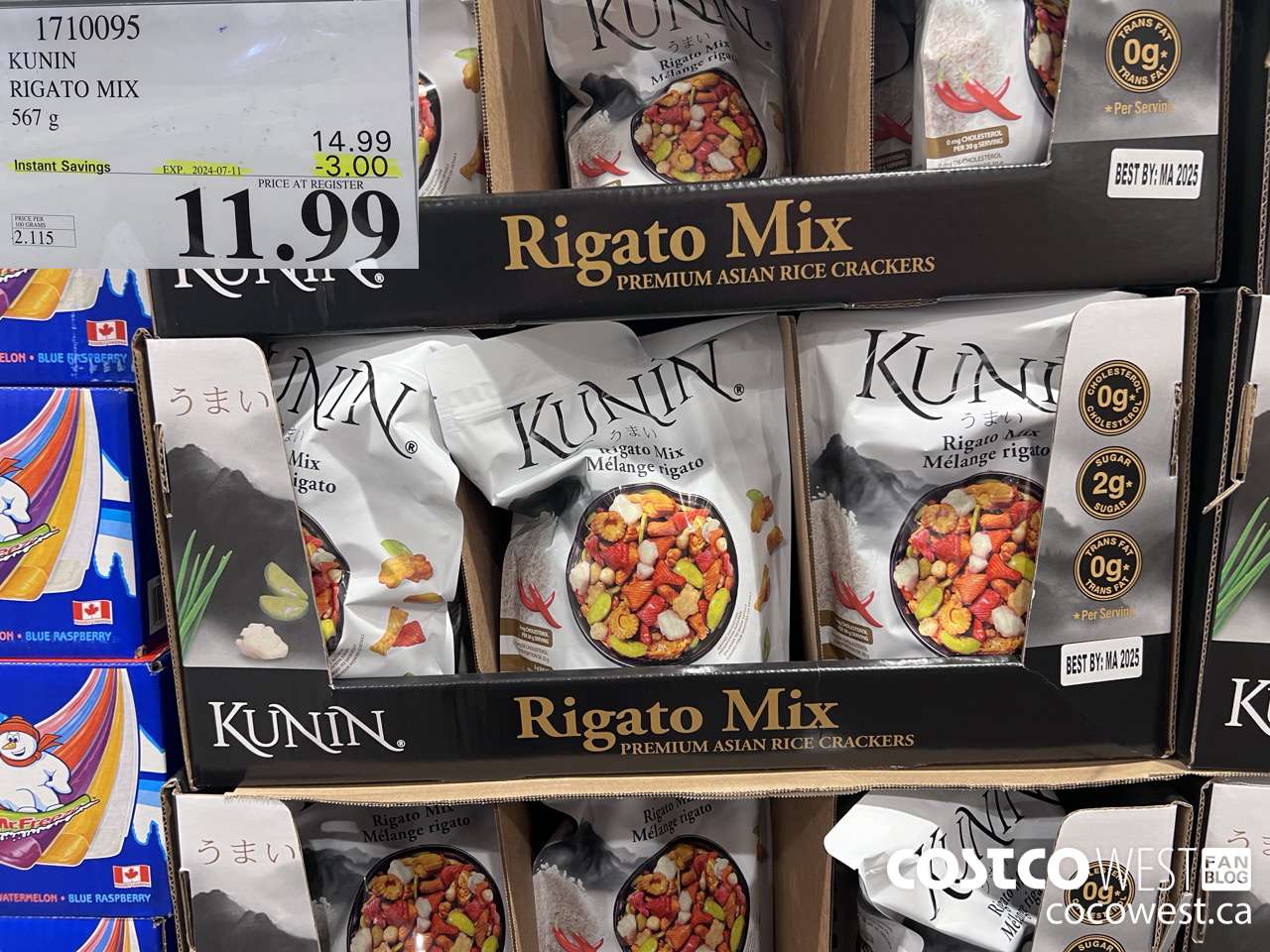 1710095 KUNIN RIGATO MIX 567G ($3.00 INSTANT SAVINGS EXPIRES ON 2024-07-11) $11.99