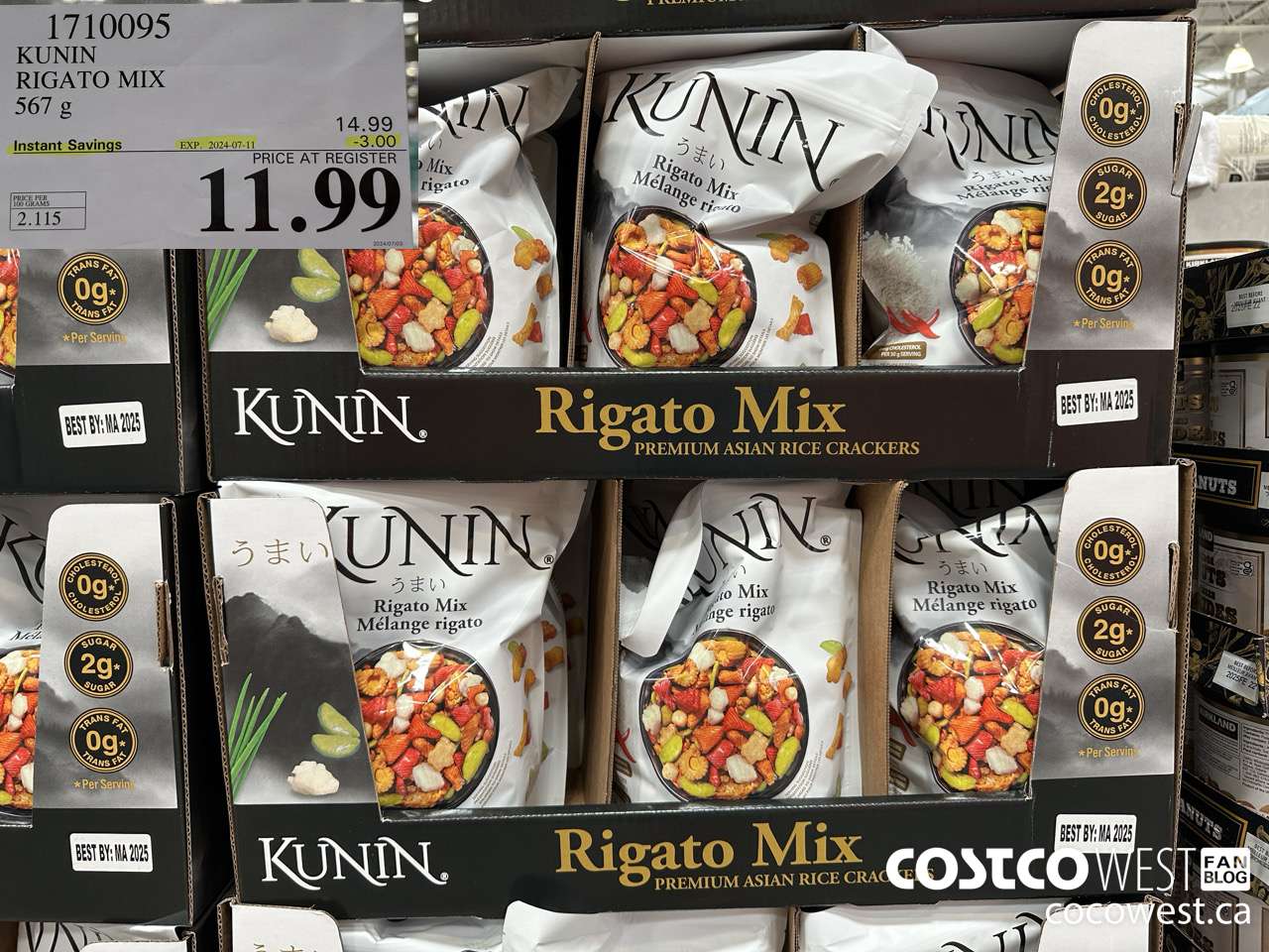 1710095 KUNIN RIGATO MIX 567G ($3.00 INSTANT SAVINGS EXPIRES ON 2024-07-11) $11.99
