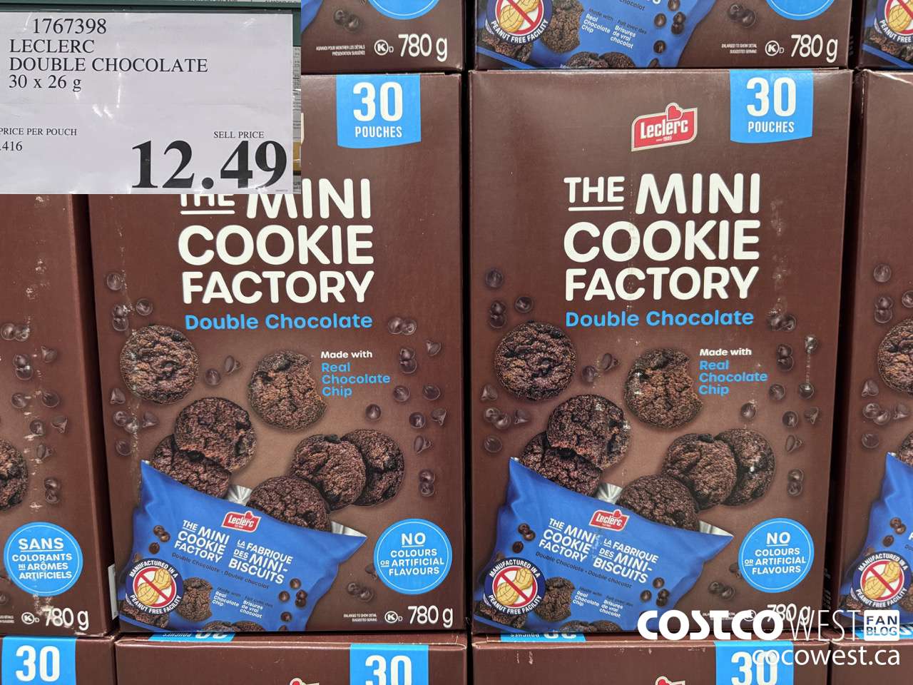 1767398 LECLERC DOUBLE CHOCOLATE 30 X 25G $12.49