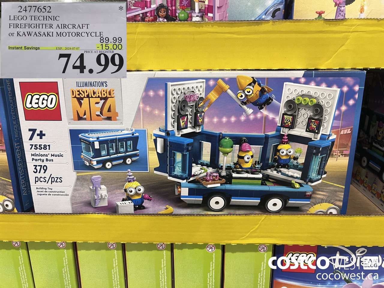 2477652 LEGO TECHNIC FIREFIGHTER AIRCRAFT OR KAWASAKI MOTORCYCLE ($15.00 INSTANT SAVINGS EXPIRES ON 2024-07-07) $74.99