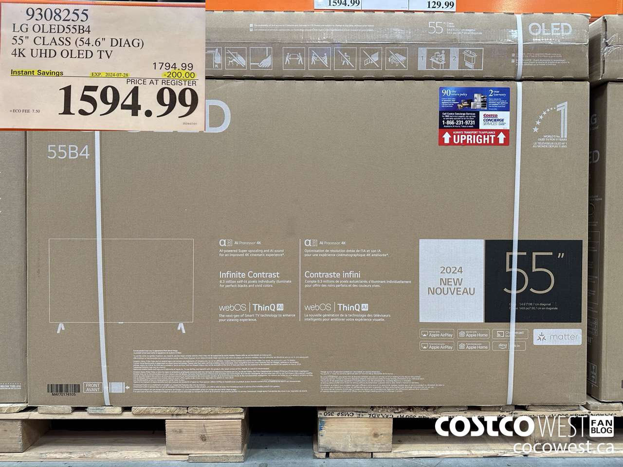 9308255 LG OLED55B4 55