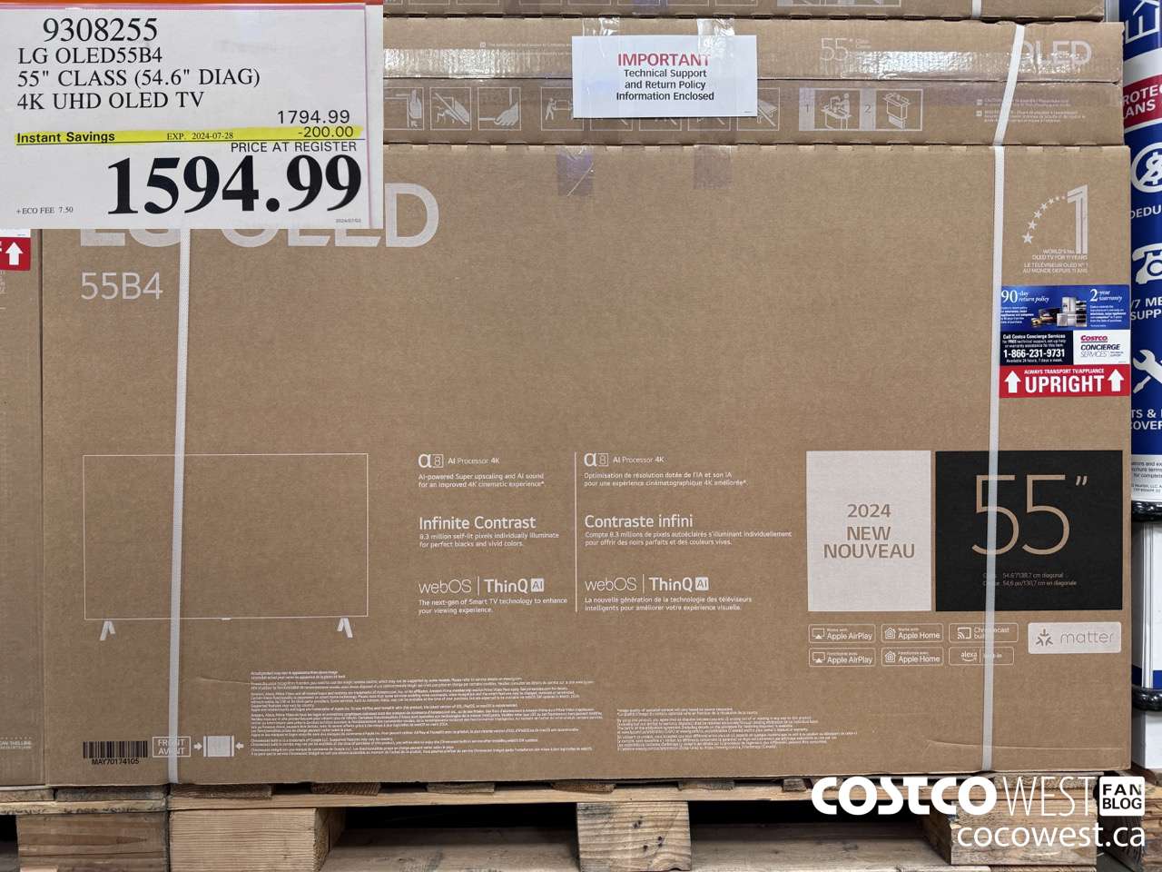 9308255 LG OLED55B4 55