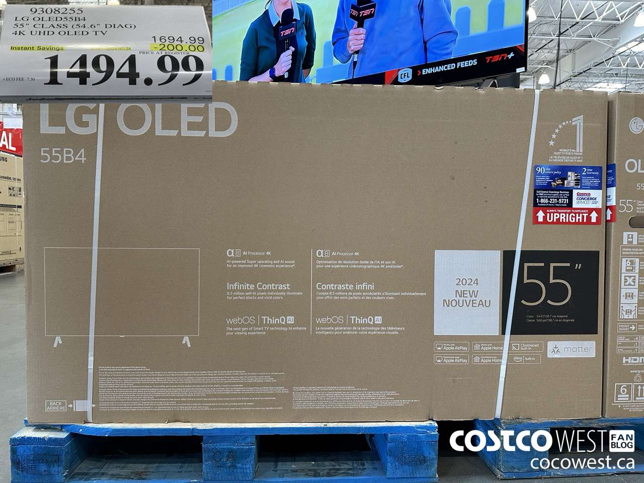 9308255 LG OLED55B4 55