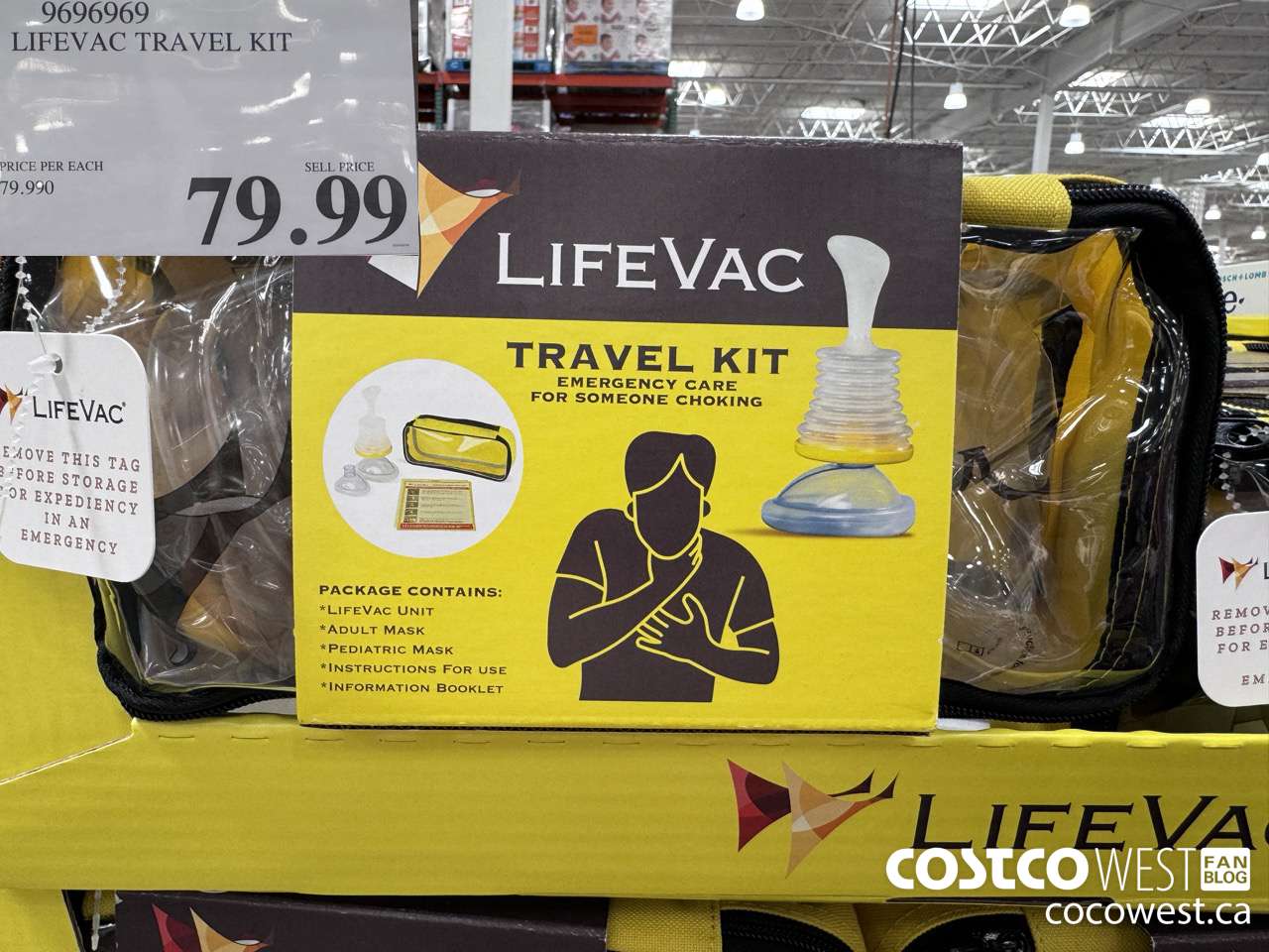 9696969 LIFEVAC TRAVEL KIT $79.99