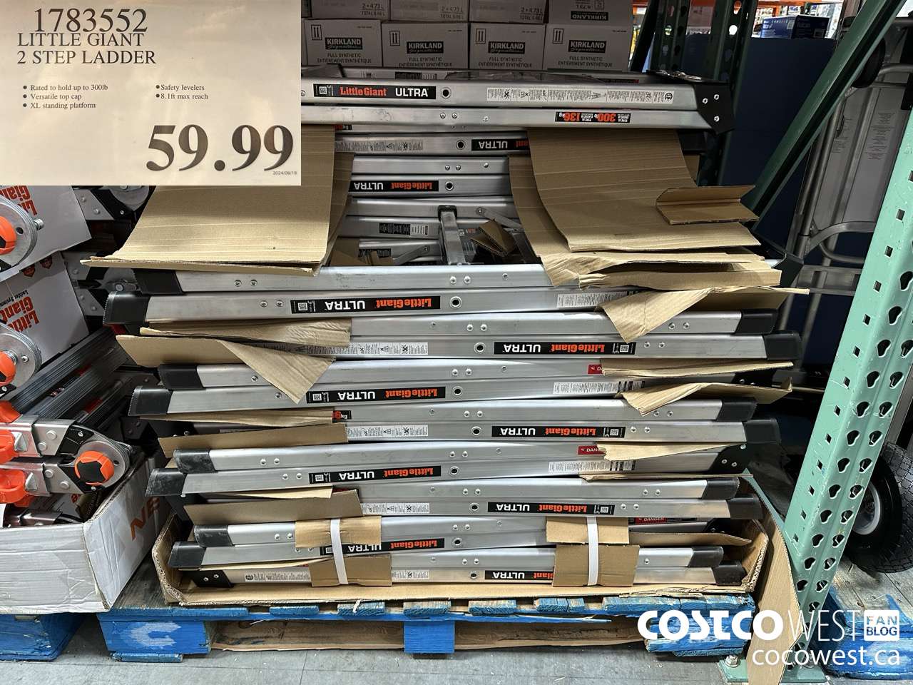 1783552 LITTLE GIANT 2 STEP LADDER $59.99