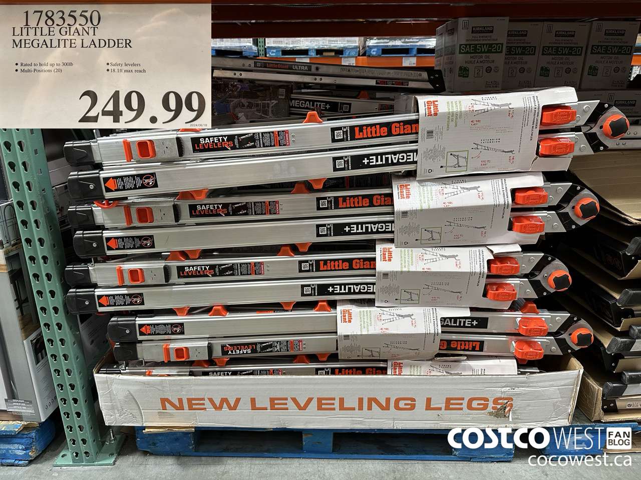 1783550 LITTLE GIANT MEGALITE LADDER $249.99