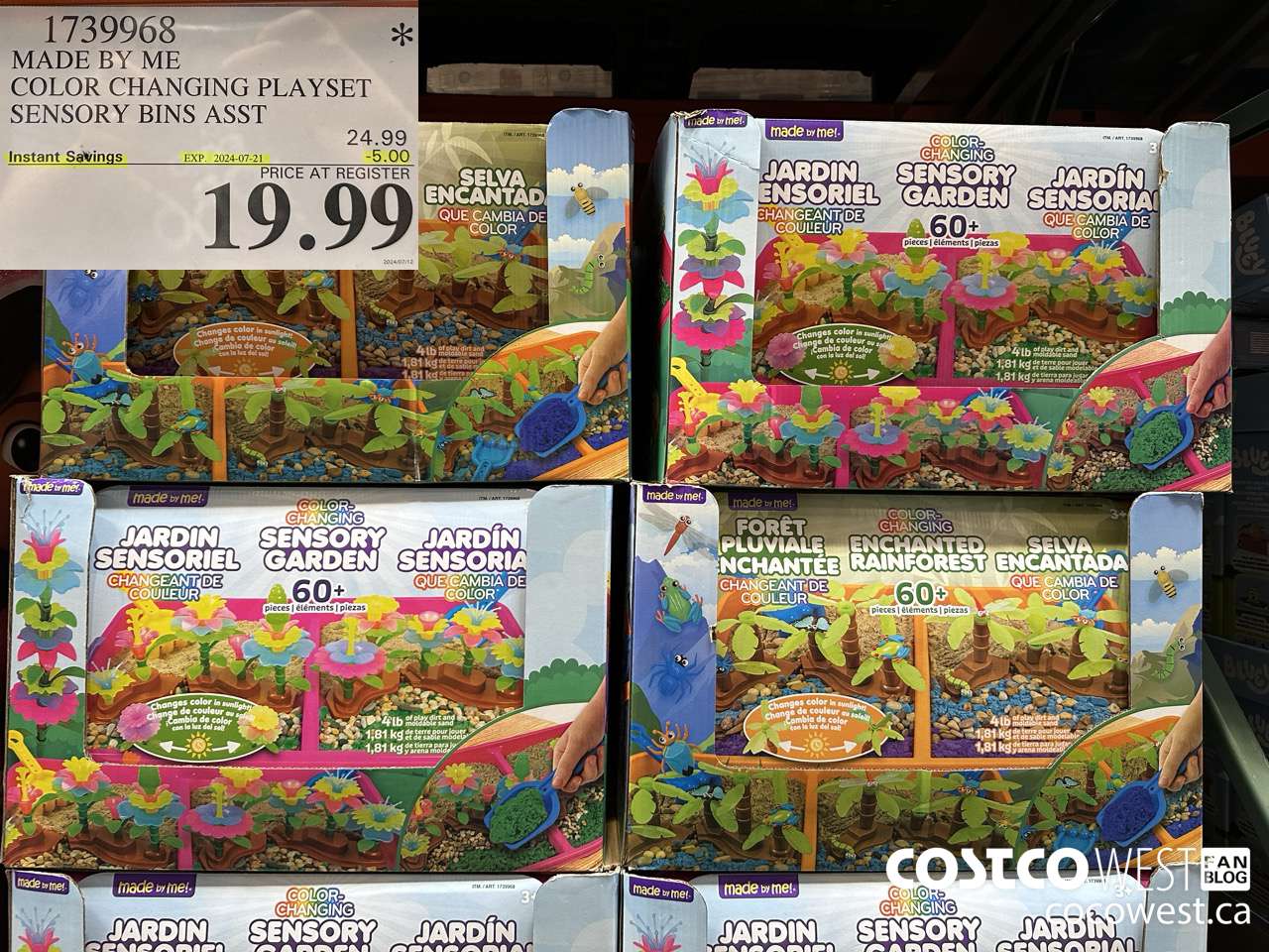 1739968 MADE BY ME COLOR CHANGING PLAYSET SENSORY BINS ASST  ($5.00 INSTANT SAVINGS EXPIRES ON 2024-07-21) $19.99