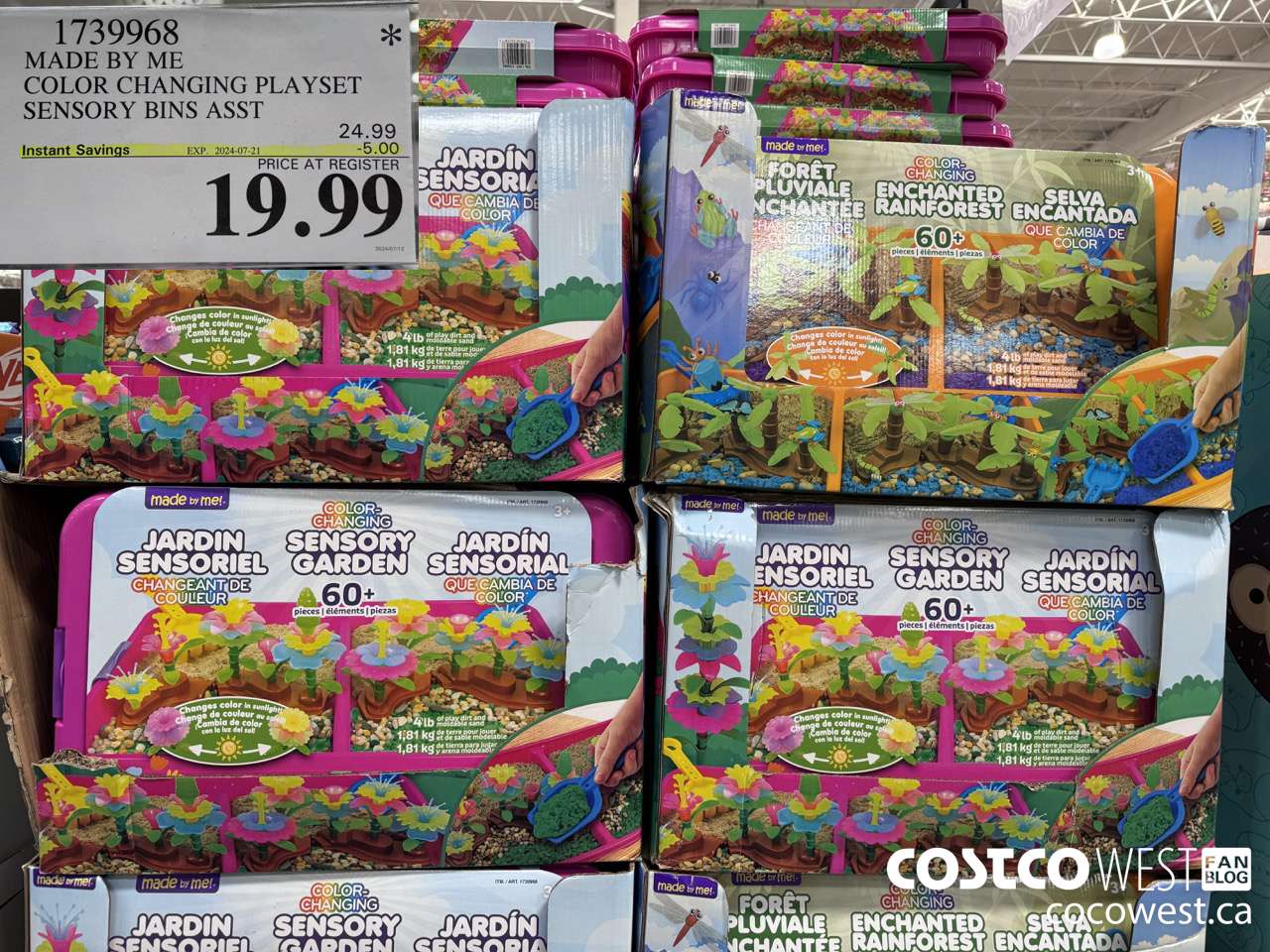 1739968 MADE BY ME COLOR CHANGING PLAYSET SENSORY BINS ASST  ($5.00 INSTANT SAVINGS EXPIRES ON 2024-07-21) $19.99