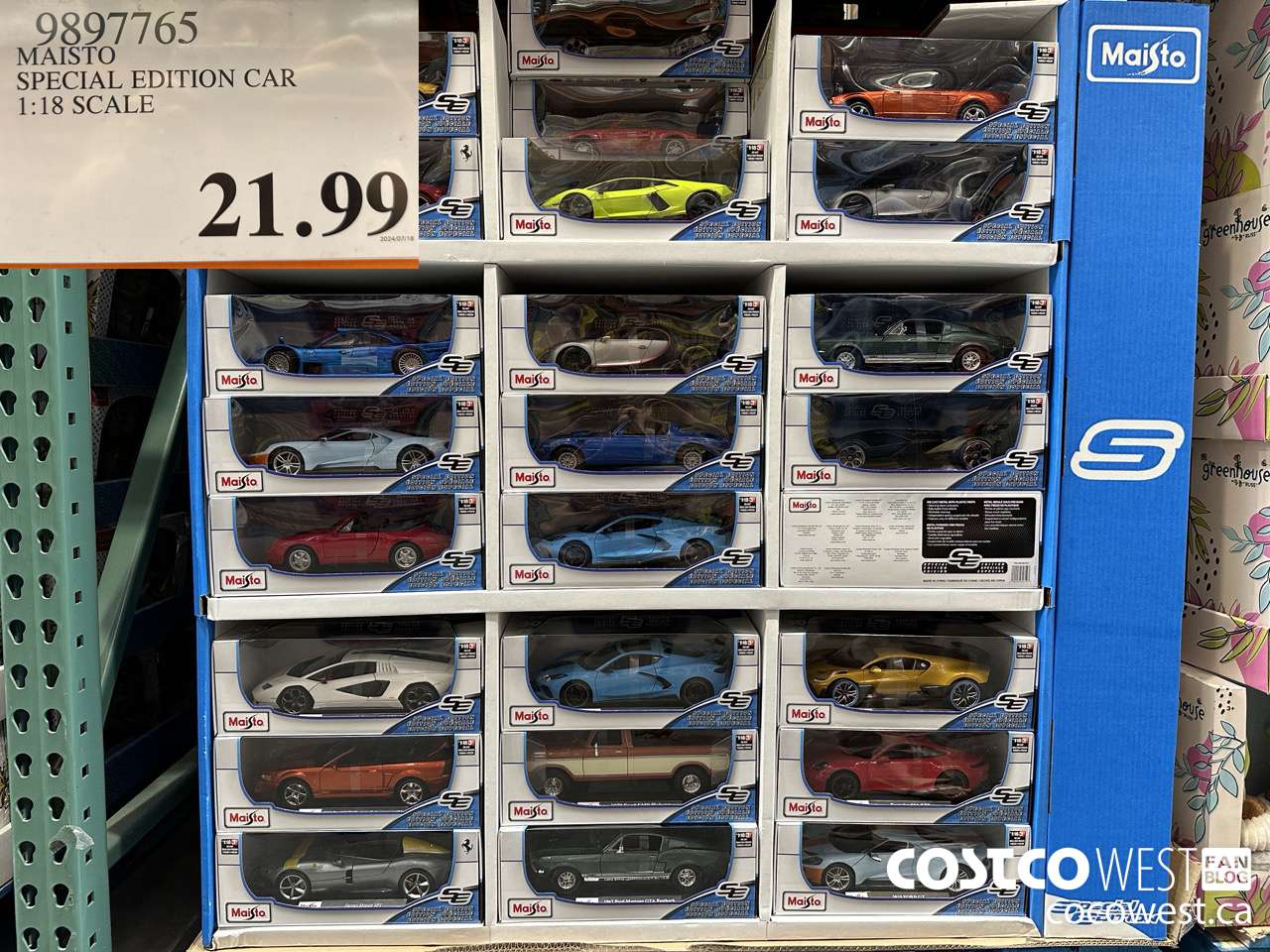 9897765 MAISTO SPECIAL EDITION CAR 1:18 SCALE $21.99